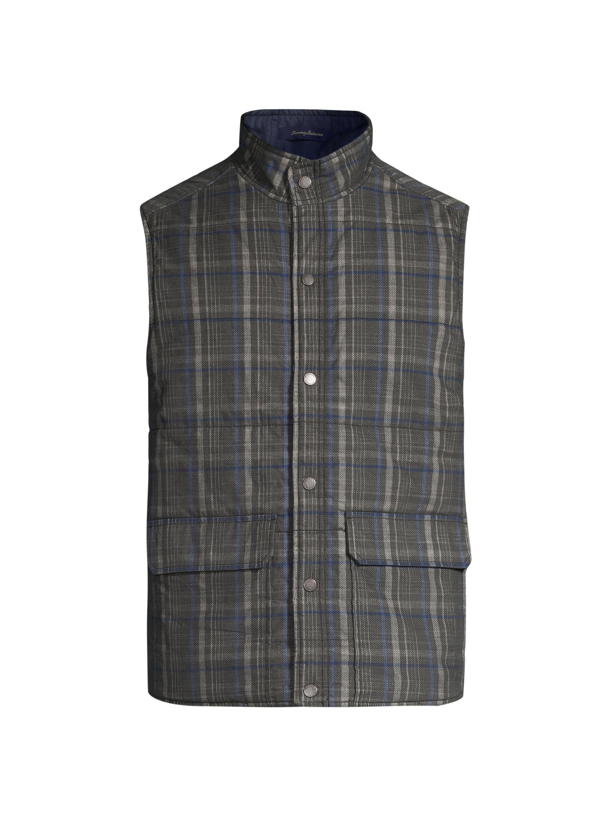 Tommy Bahama Men's Rockland Coast Reversible Vest - Coal