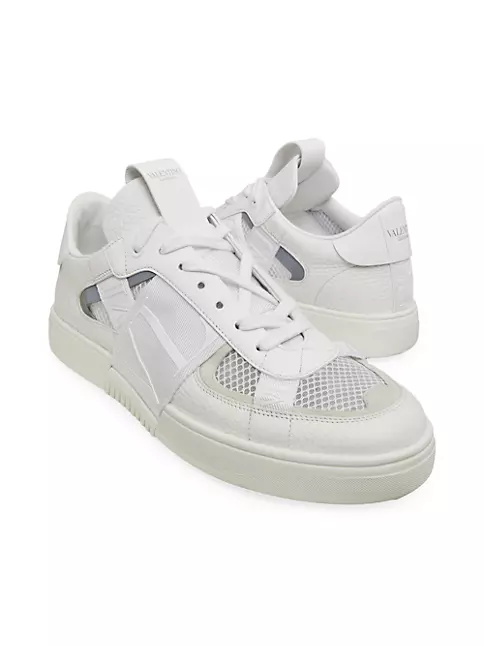 Authentic DIOR STAR SNEAKER White Calfskin and Shearling Retail $980 Size 9