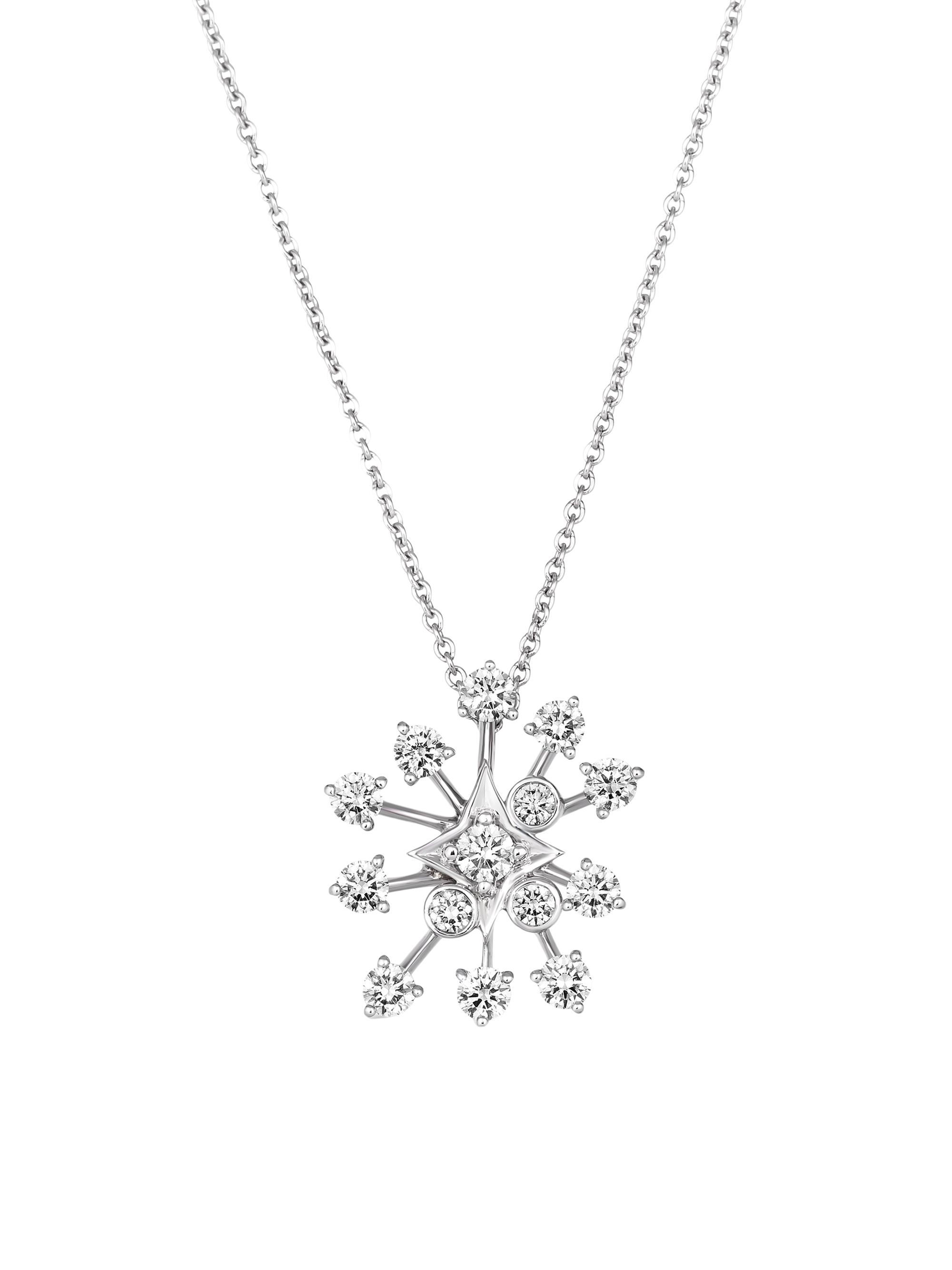 Hueb Women's Luminus 18K White Gold & 1.02 TCW Diamond Pendant Necklace - White Gold