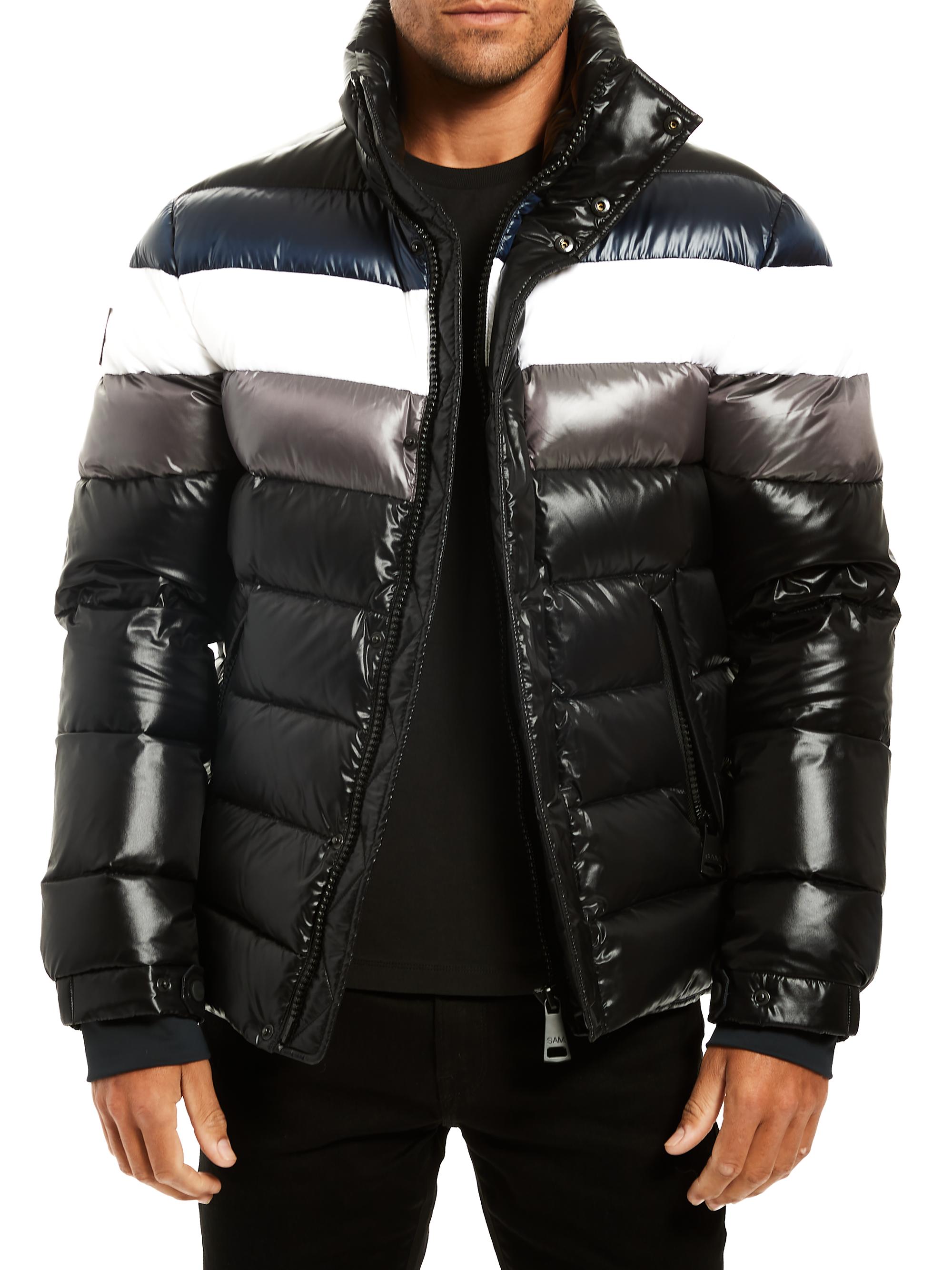 SAM. Men's Olympic Quilted Down Jacket - Jet