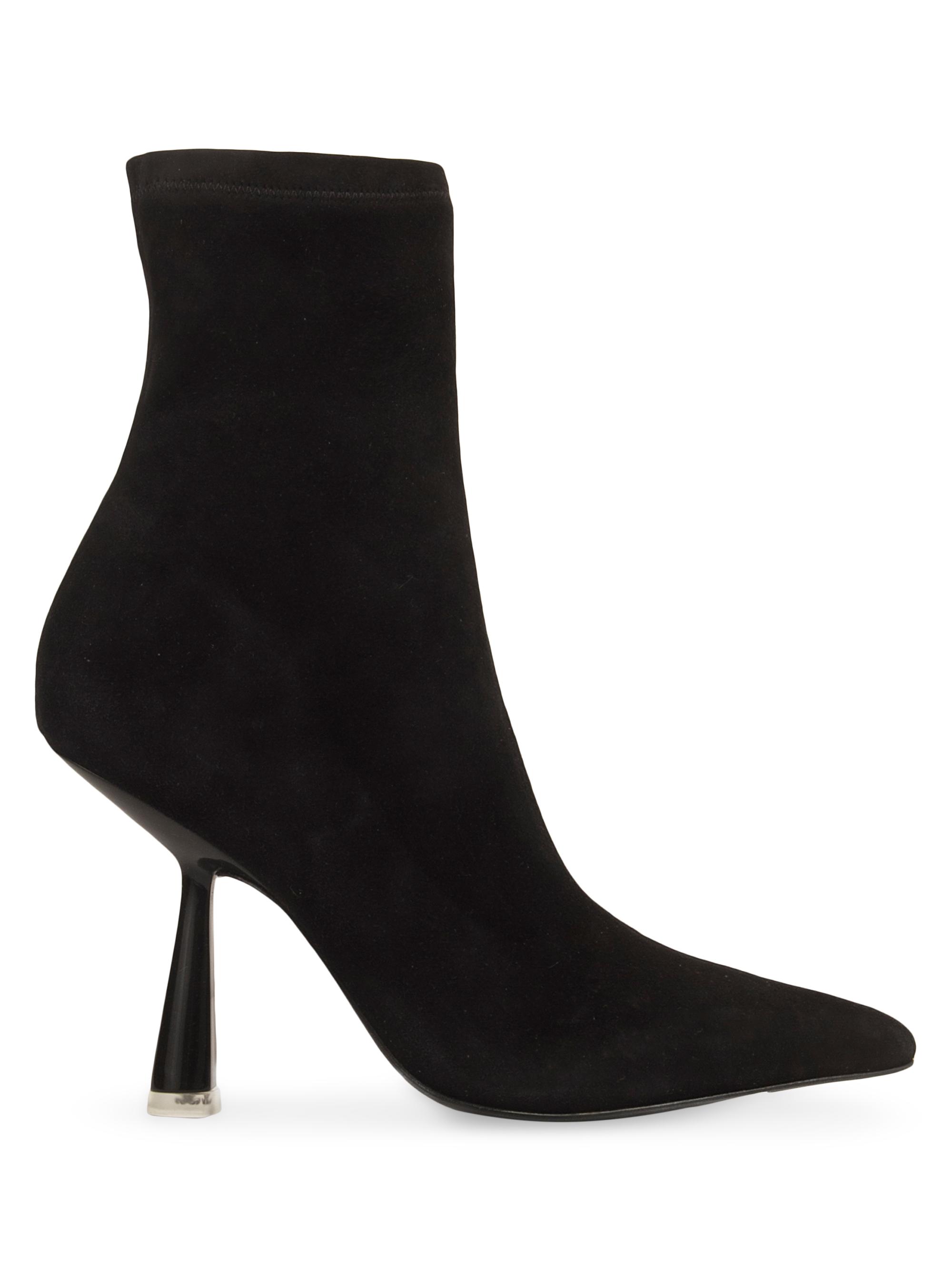 Black Suede Studio Jelena Stretch Suede Boots Saks Fifth Avenue
