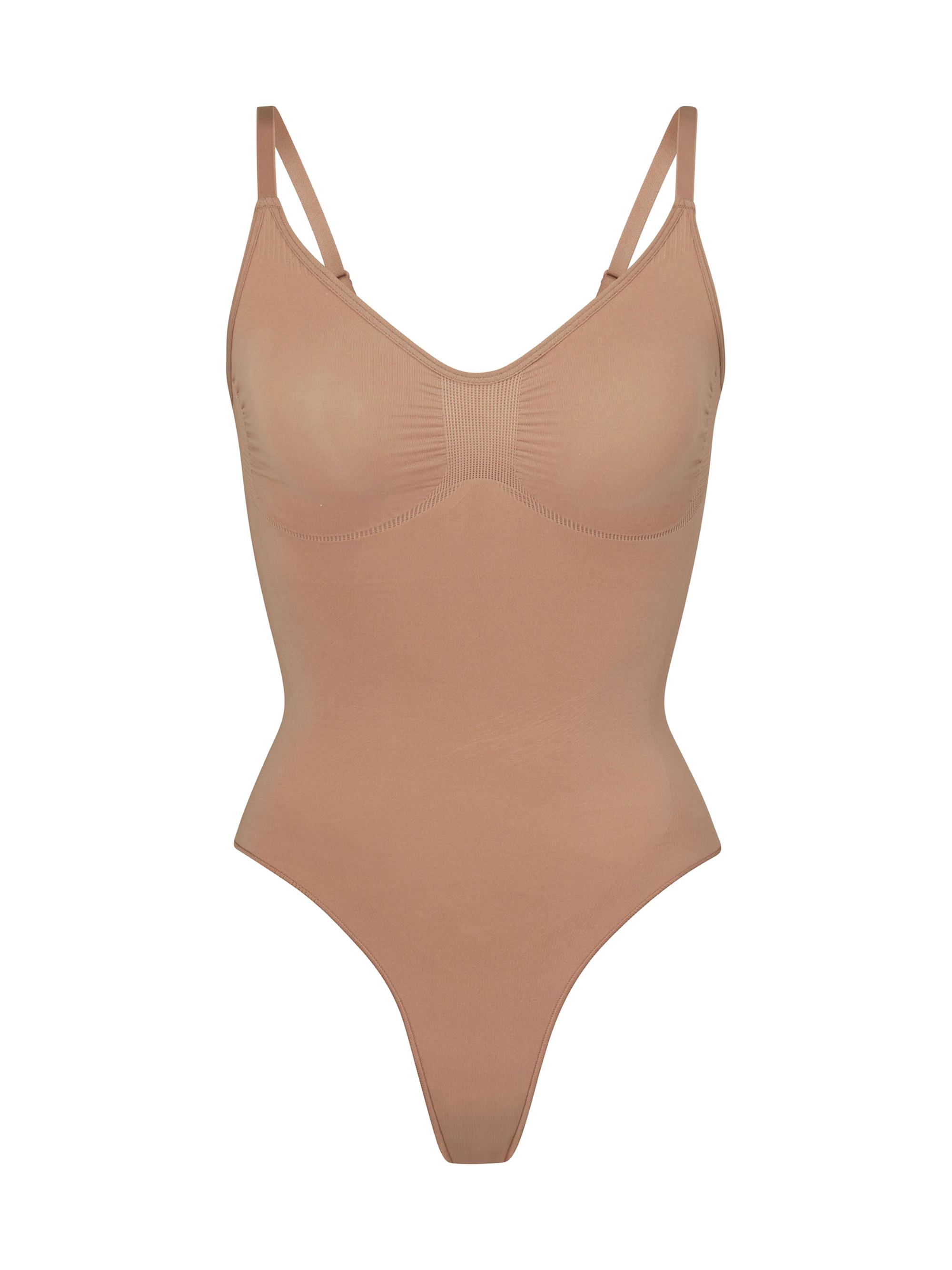 SKIMS Women's Seamless Sculpt Thong Bodysuit - Sienna