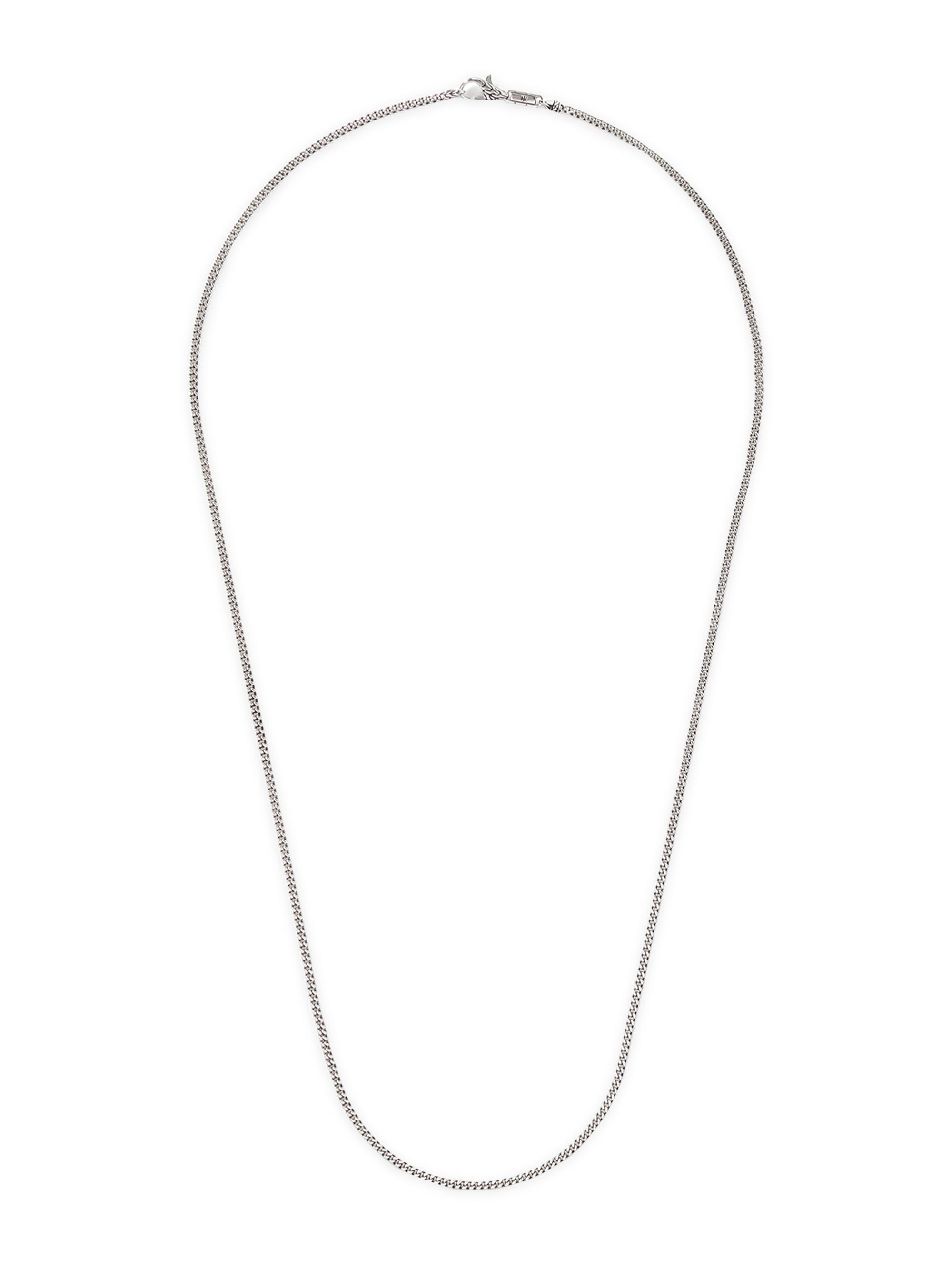 John Hardy Men's Sterling Silver Curb Chain Necklace - Silver