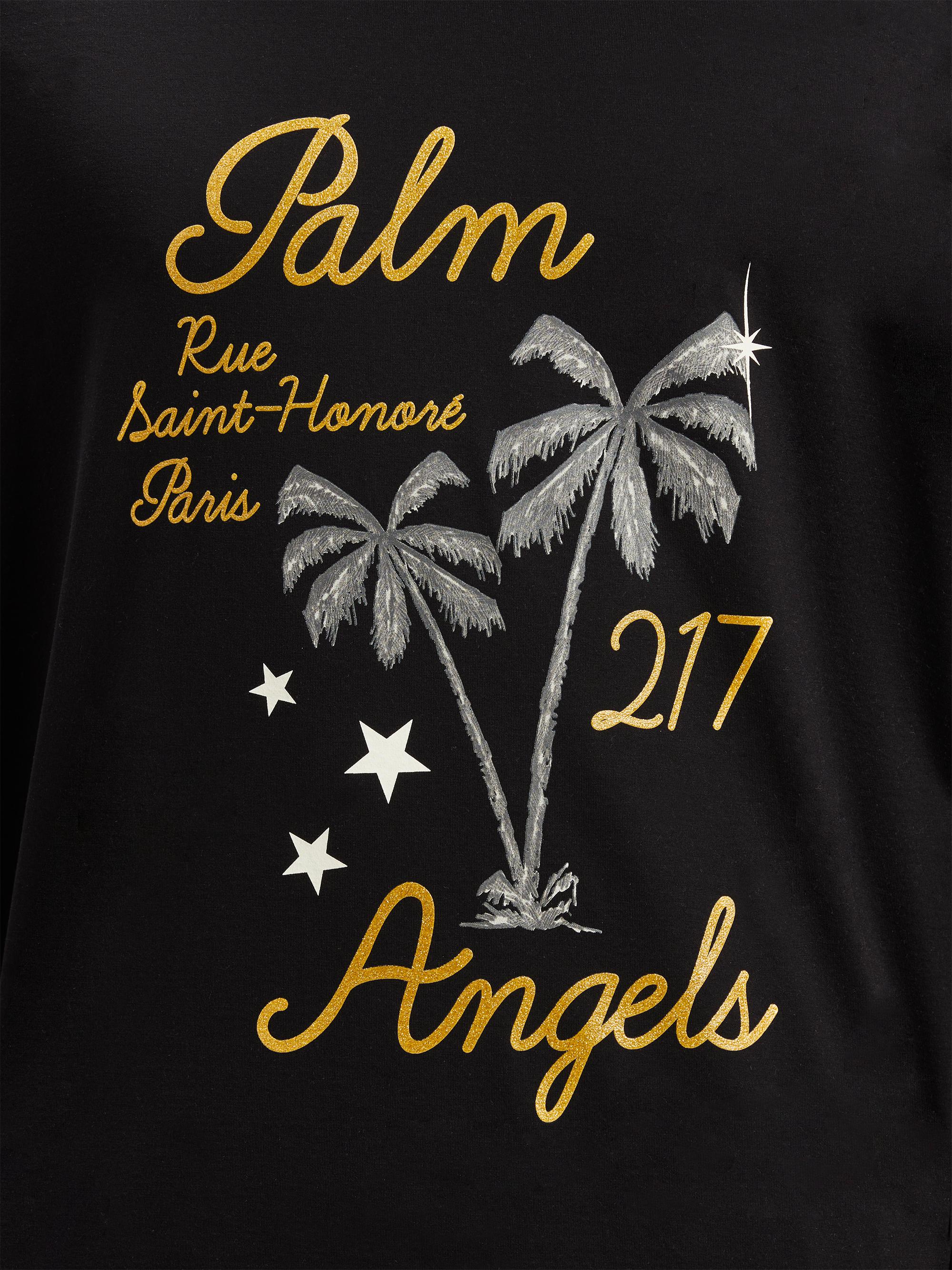 Palm Angels Logo Printed Crewneck T-Shirt | Saks Fifth Avenue