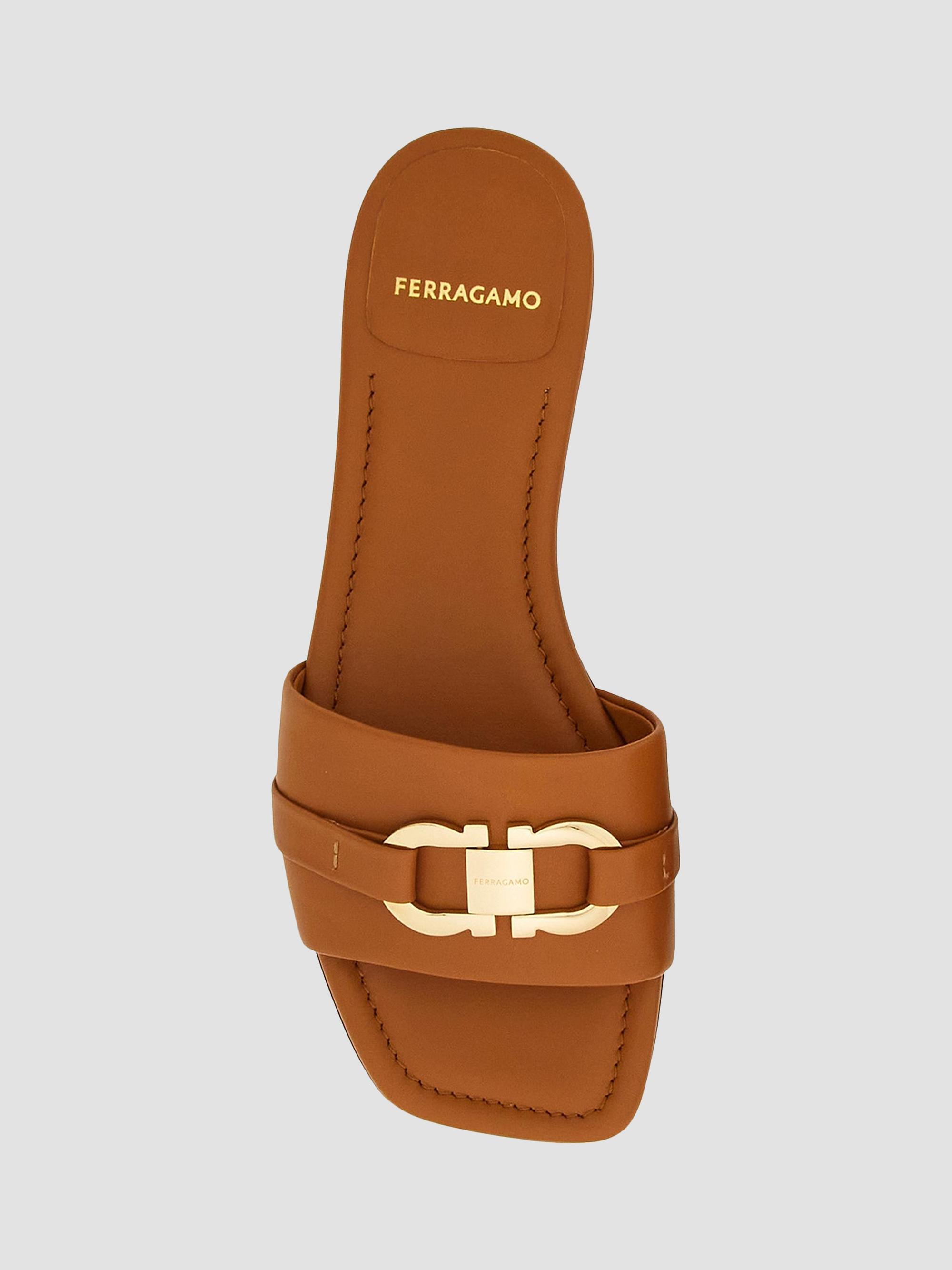 FERRAGAMO Leah Leather Gancini Sandals | Saks Fifth Avenue