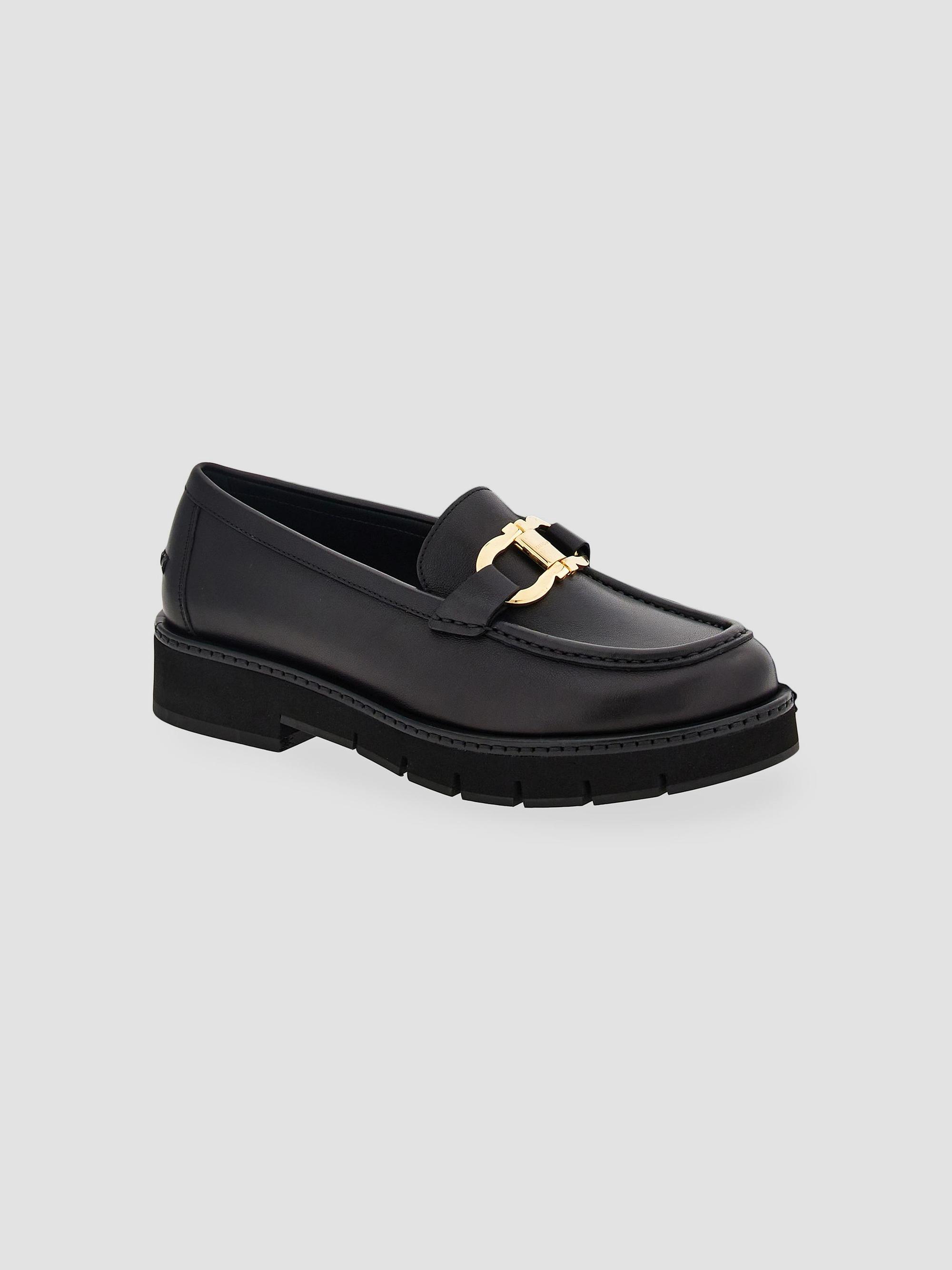 SALVATORE FERRAGAMO Women\'s Maryan Gancini Lug Sole Loafers SIZE 9C NWB SALVATORE FERRAGAMO Maryan Gancini Lug Sole Loafers Women main image 4