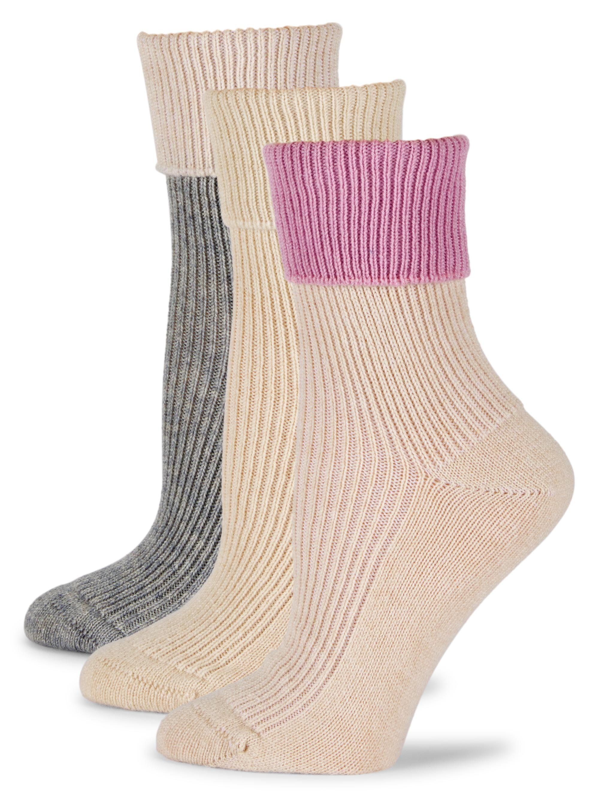 Rosie Sugden Women's 3-Pack Cashmere-Blend Sock Box -  Multi
