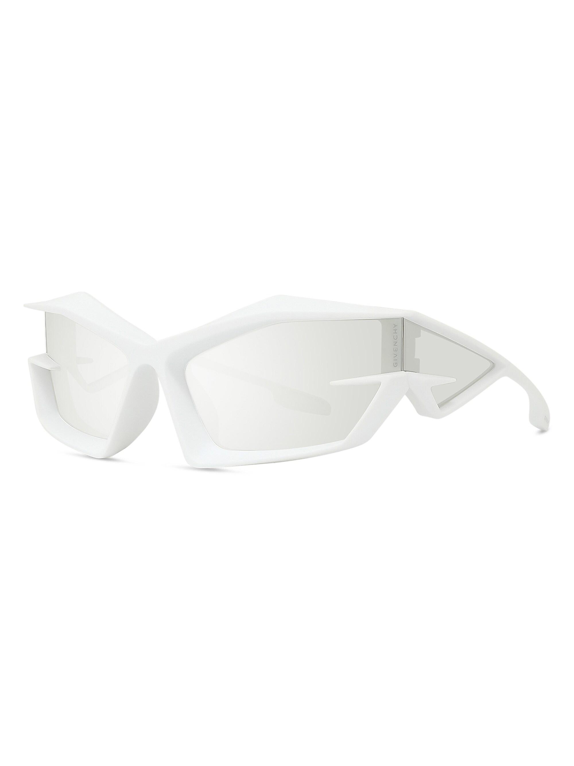 Givenchy Men's Giv Cut 69MM Geometric Sunglasses - White Smoke Mirror
