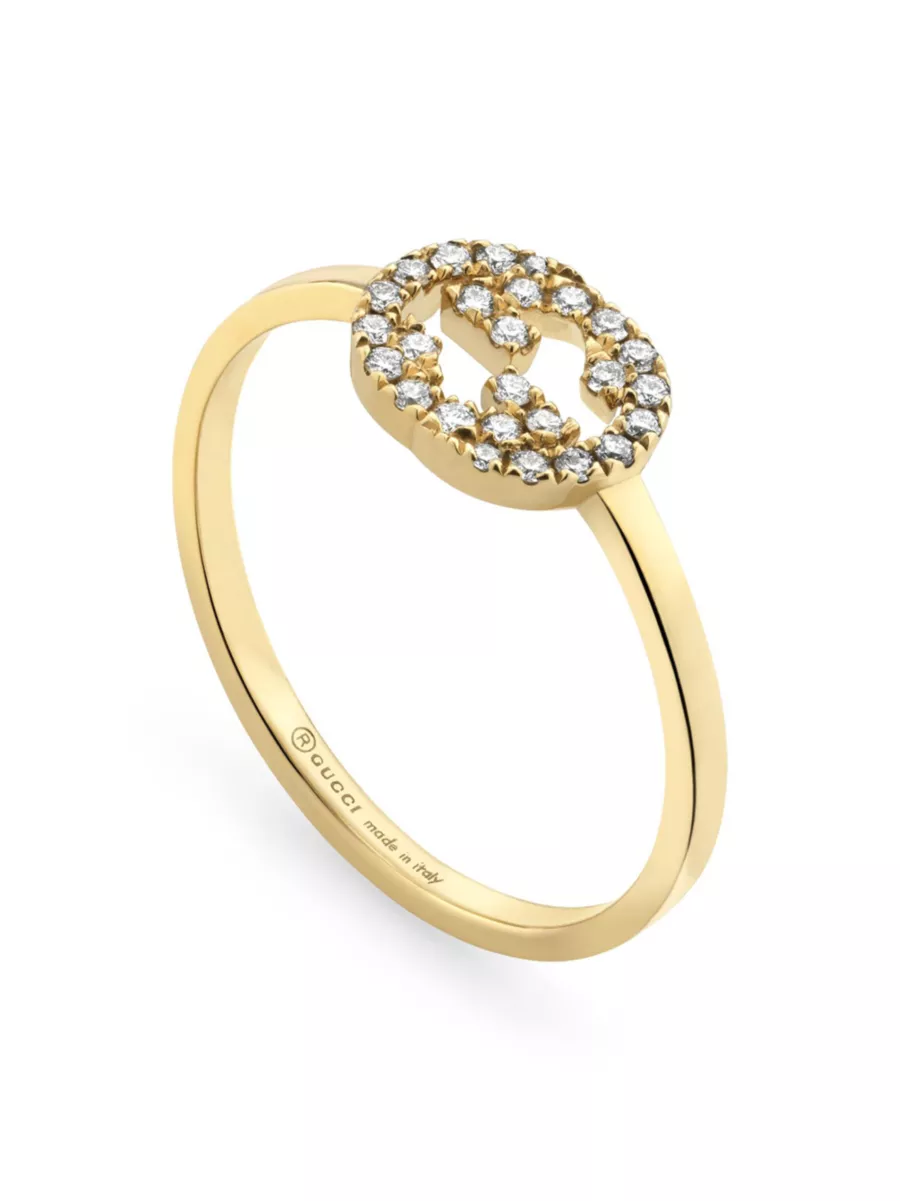 GUCCI] Gucci Branded G Wide Ring No. 12 Ring Silver 925