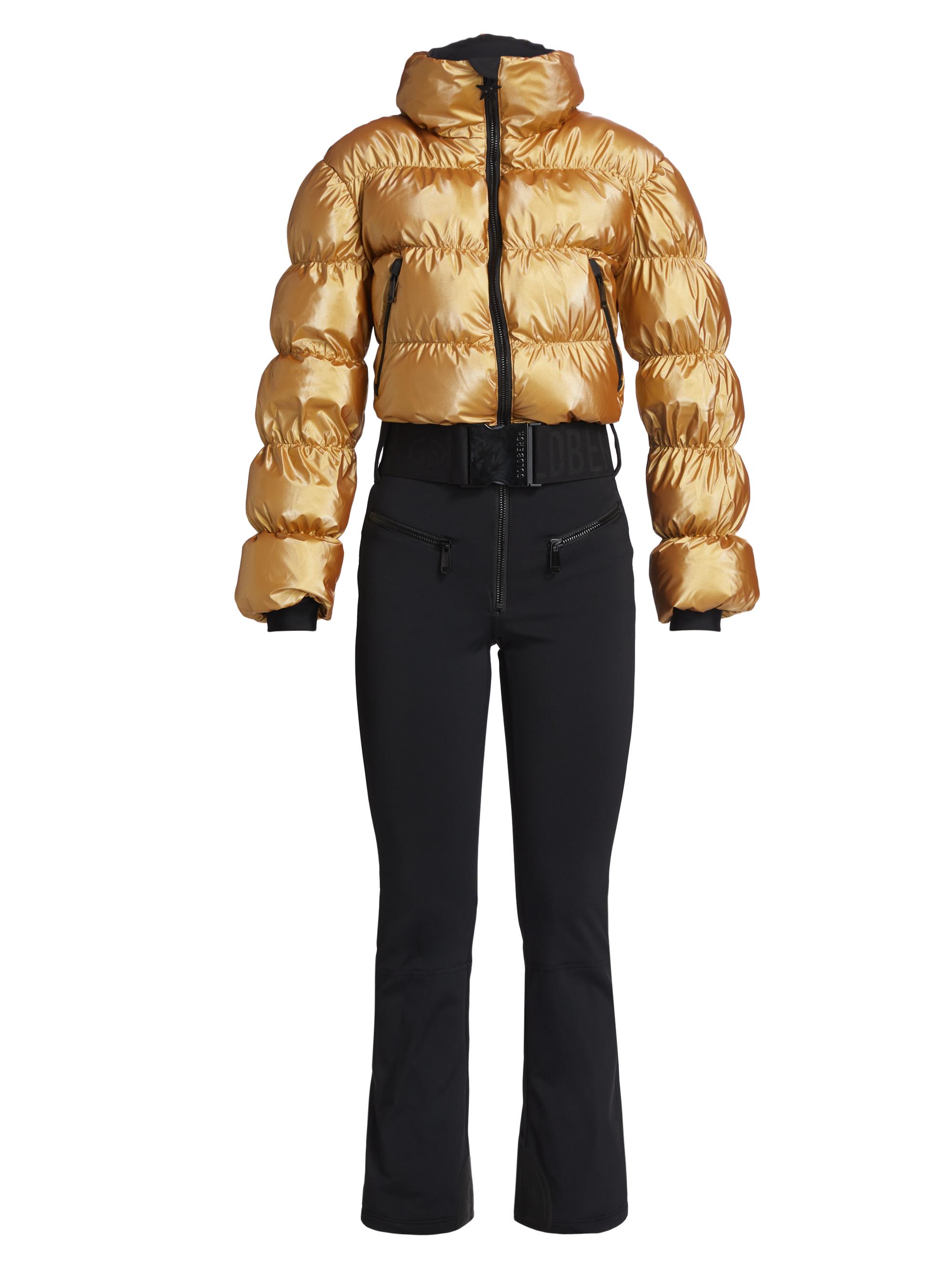 Goldbergh Women's Snowball Ski Jumpsuit - Gold