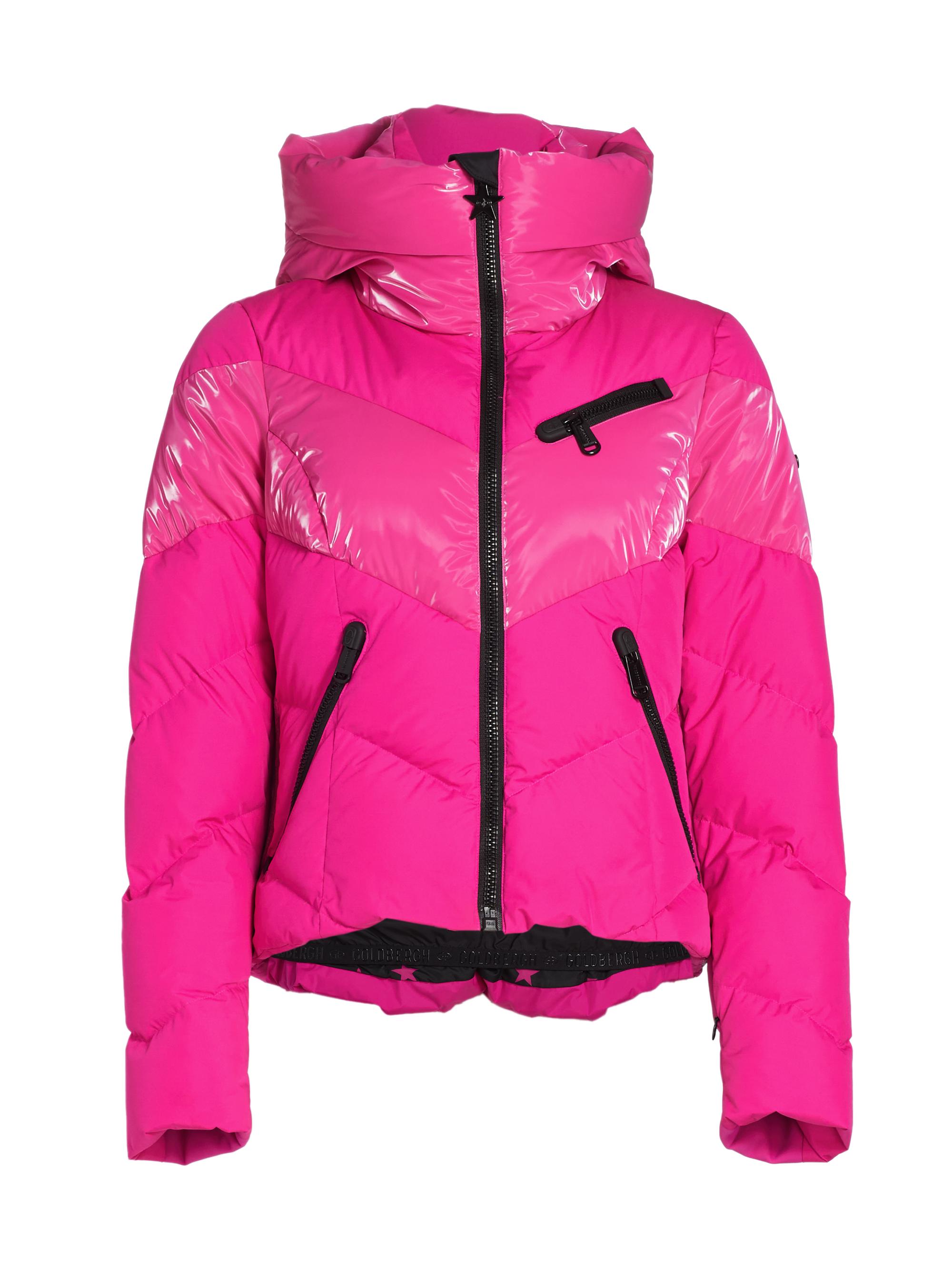 Goldbergh Women's Moraine Hooded Puffer Ski Jacket - Passion Pink