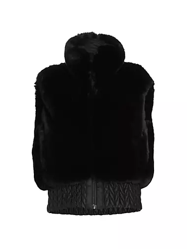 Goldbergh Victoria Faux Fur Jacket In Black