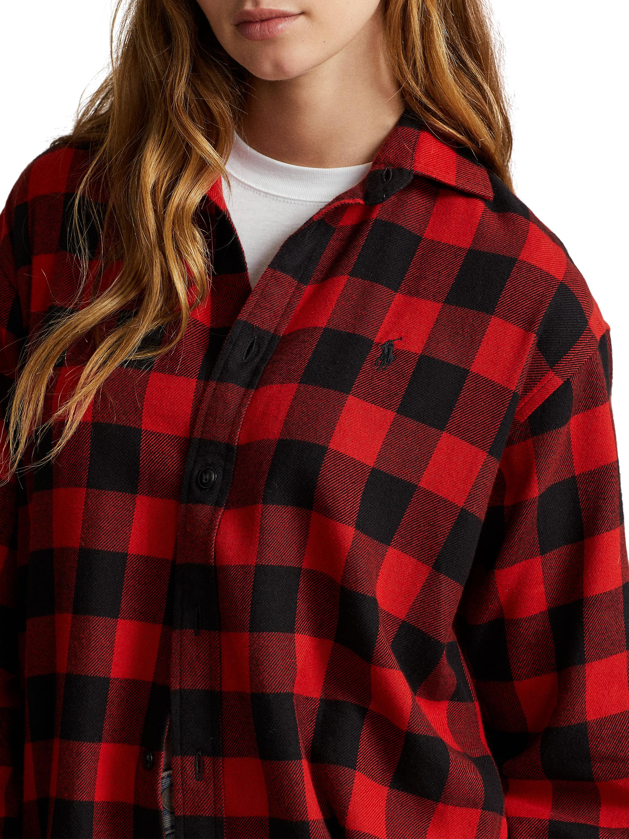 plaid cotton twill shirt ralph lauren