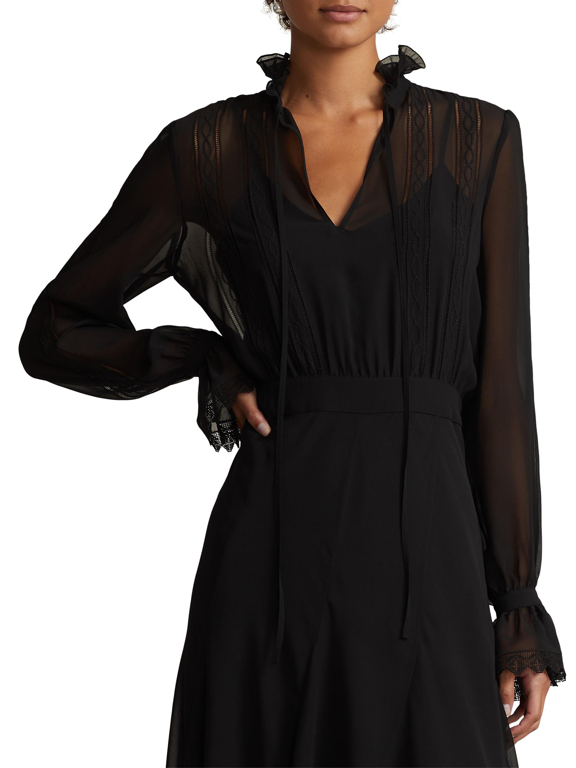 Ralph Lauren Black Label パーティドレス 新作セール ラルフローレン マキシ丈ワンピース ガウン (Ralph Lauren