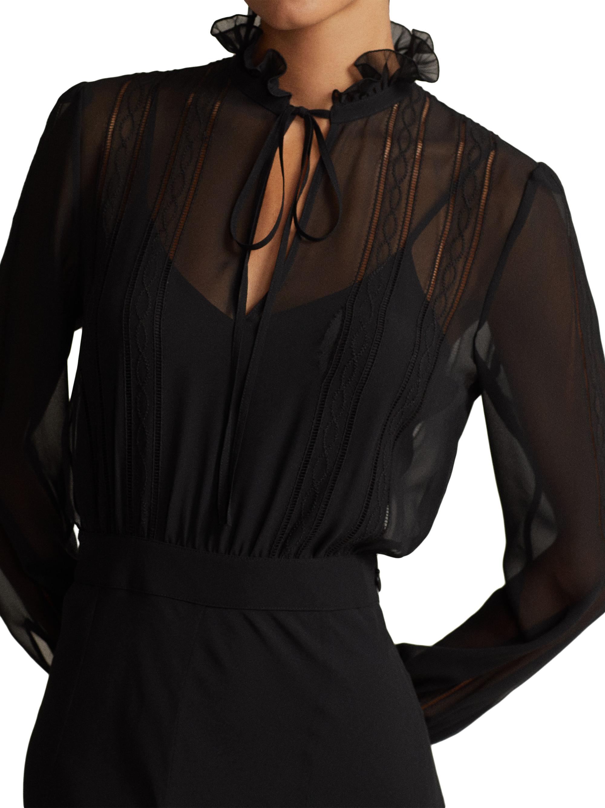 chinese dress ladies Ashley Lauren 11480 - Long Tulle A-Line Dress