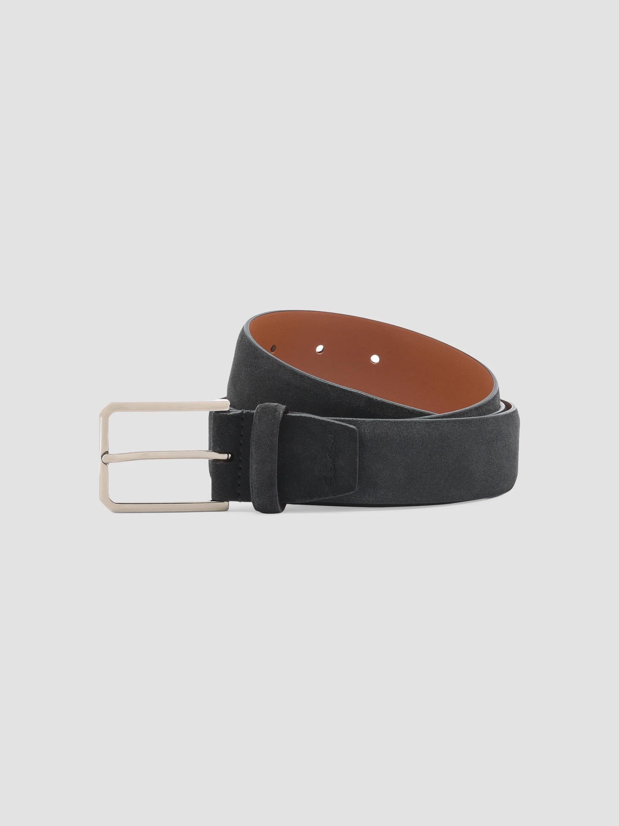 Saks Fifth Avenue Women\'s Black Suede Leather Belt Size S Chunky Square Buckle Saks Fifth Avenue COLLECTION Suede Belt | Saks Fifth Avenue main image 4