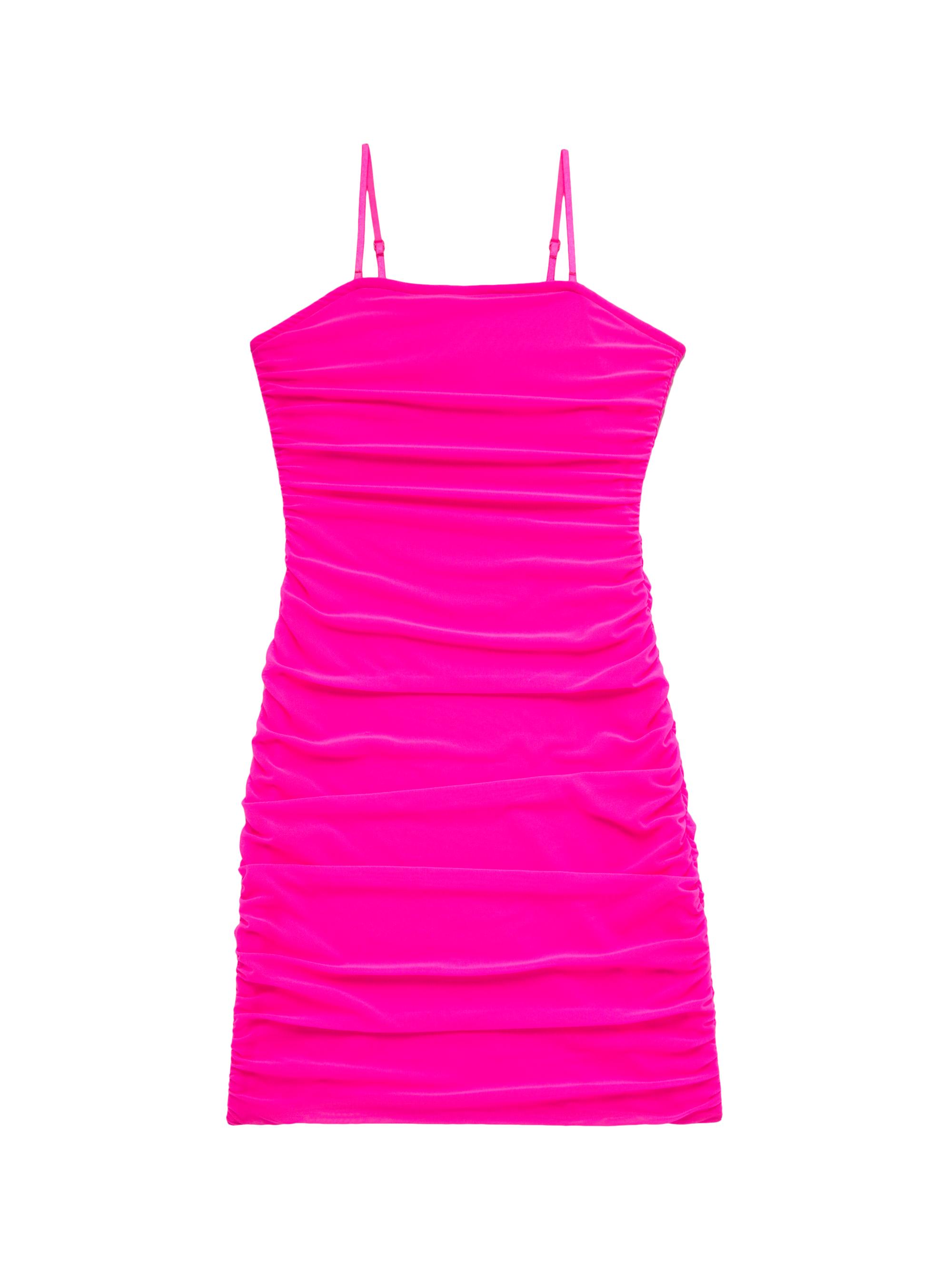 Theme Girl's Noemi Bodycon Dress - Neon Pink