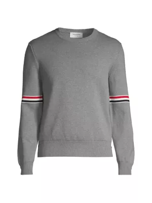 Thom Browne Infant knitted pullover - Grey