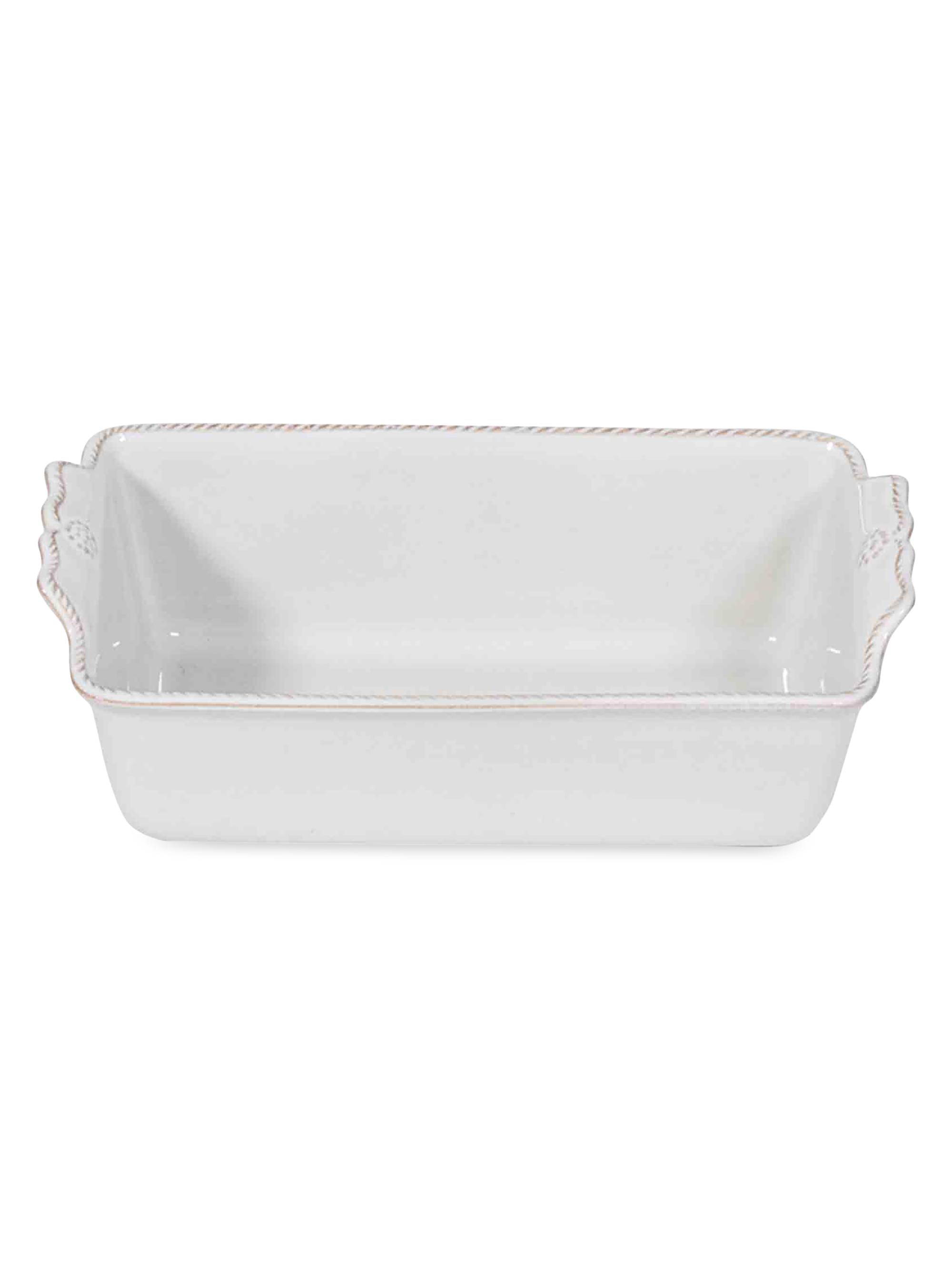 Juliska Berry & Thread Loaf Pan - White Wash