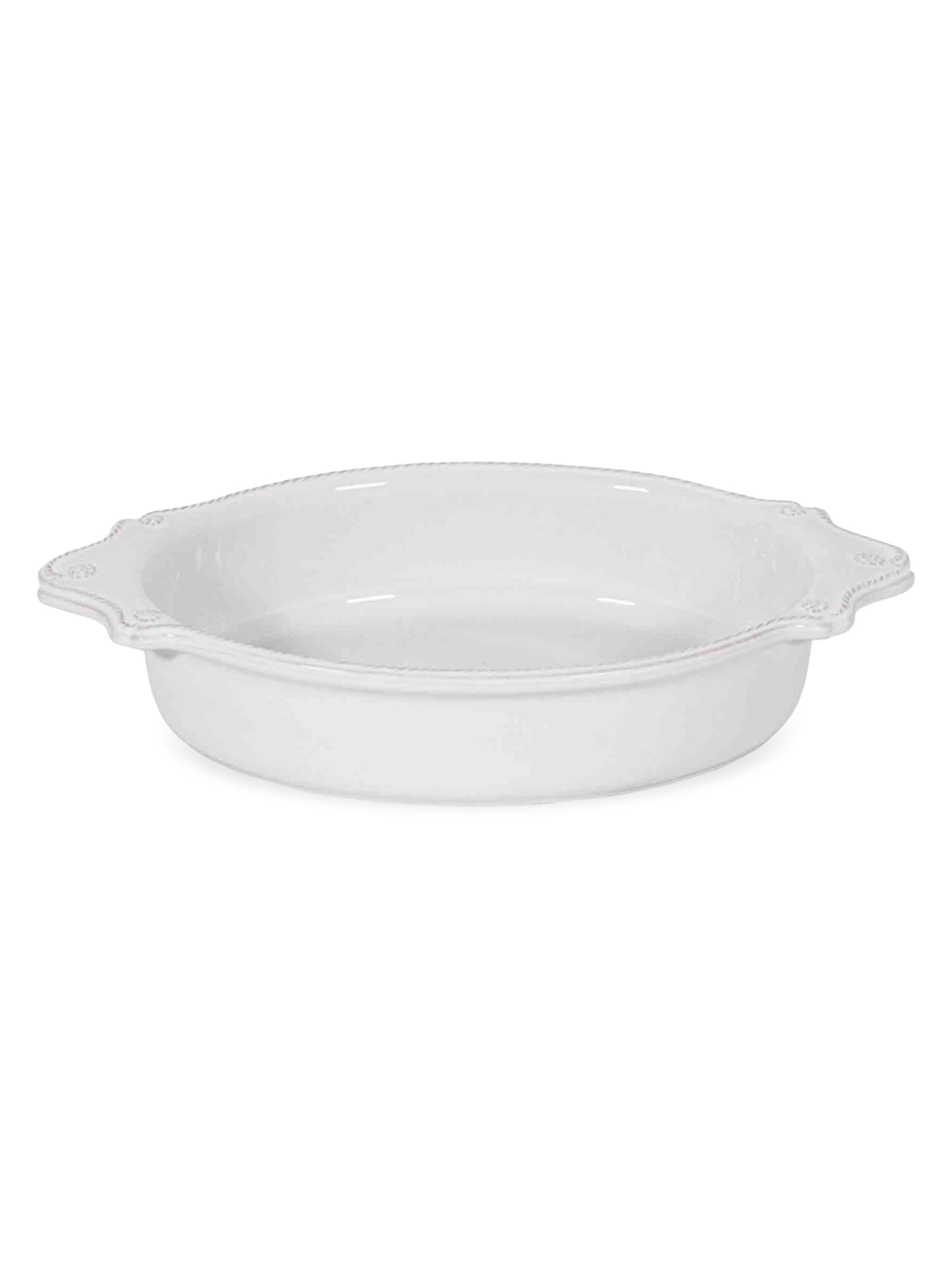 Juliska Berry & Thread Oval Baker/13" - White Wash
