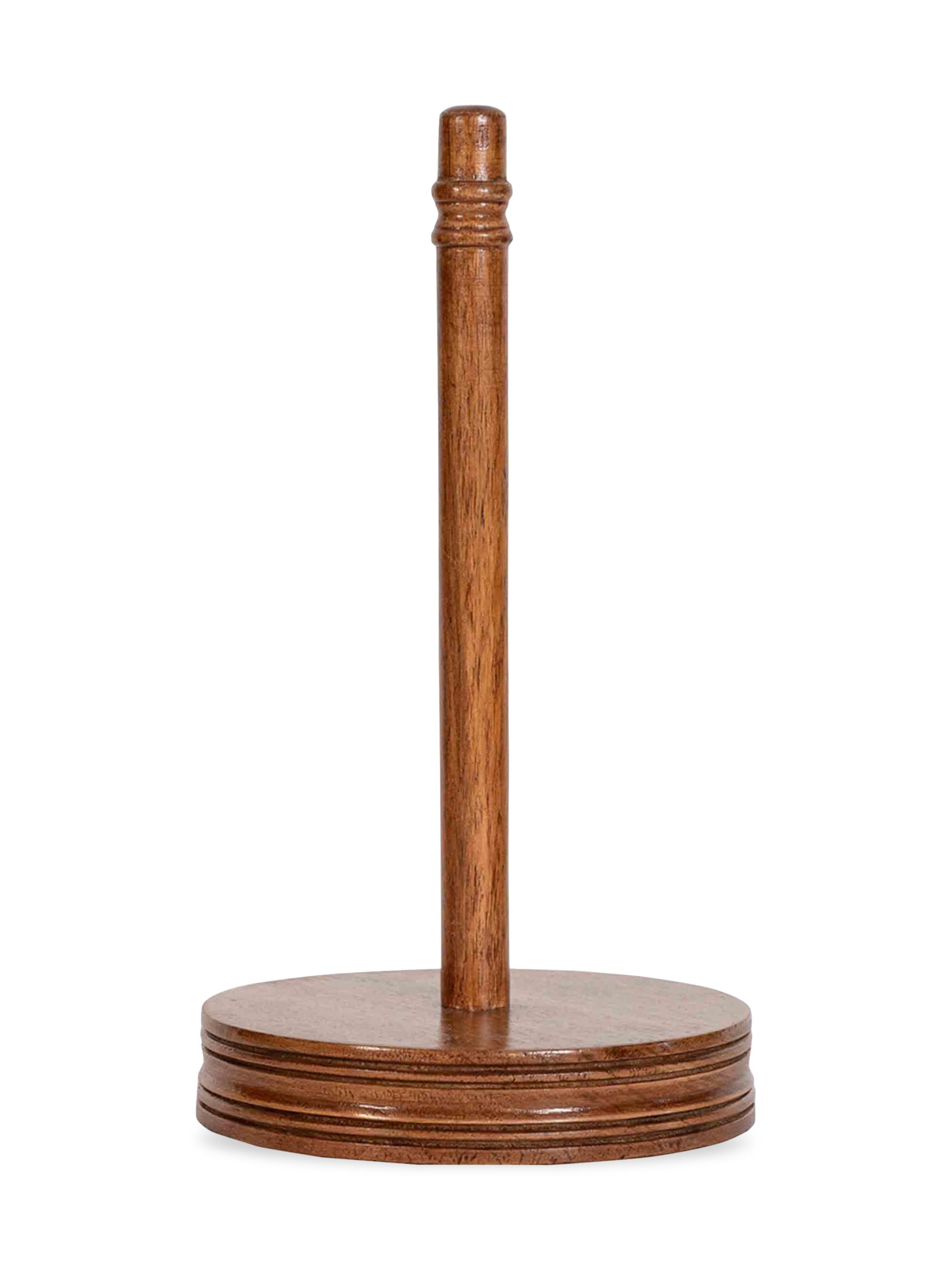 Juliska Bilbao Wood Paper Towel Holder - Brown
