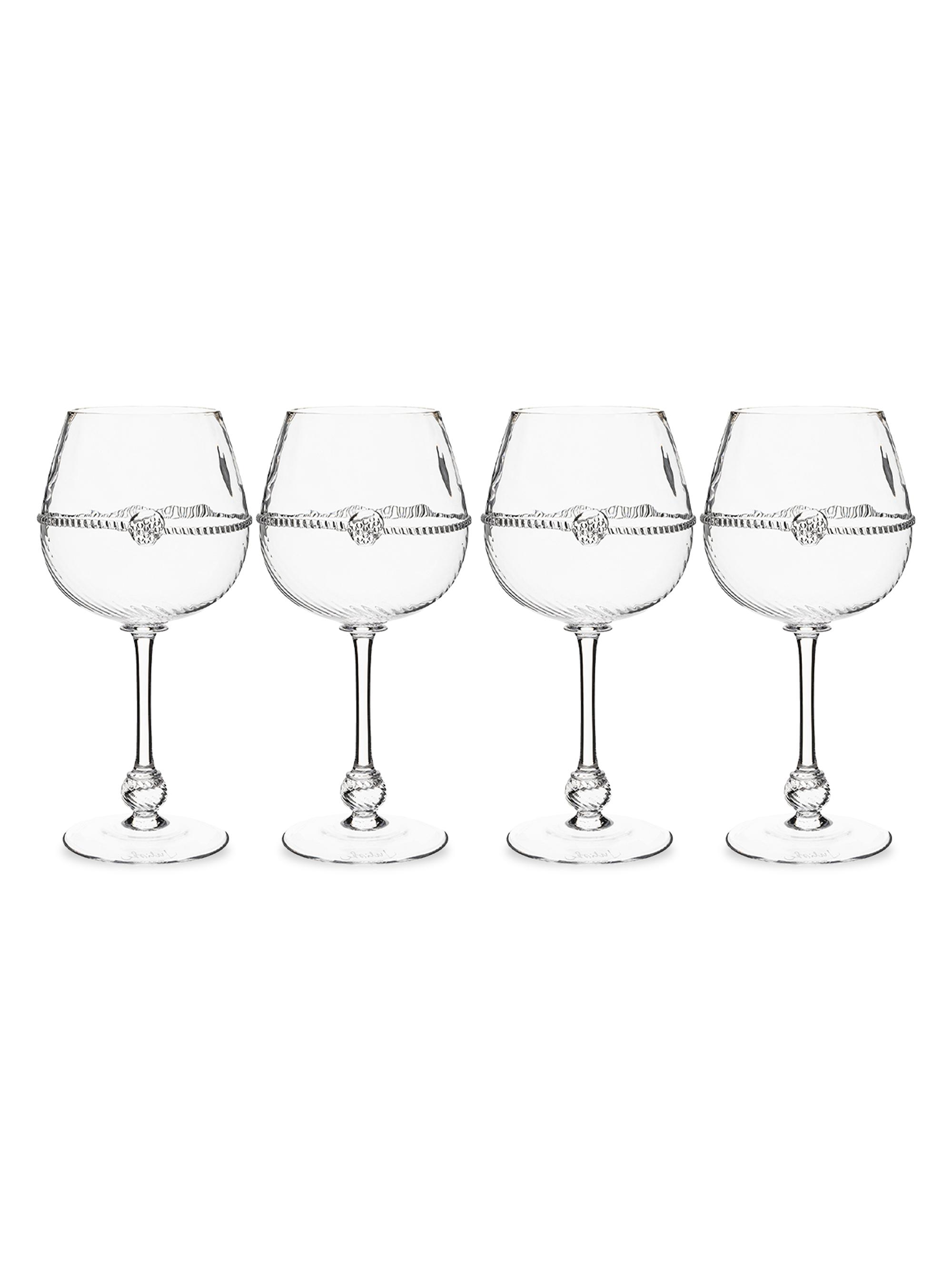 Juliska Graham 4-Piece Red Wine Glass Set - Clear