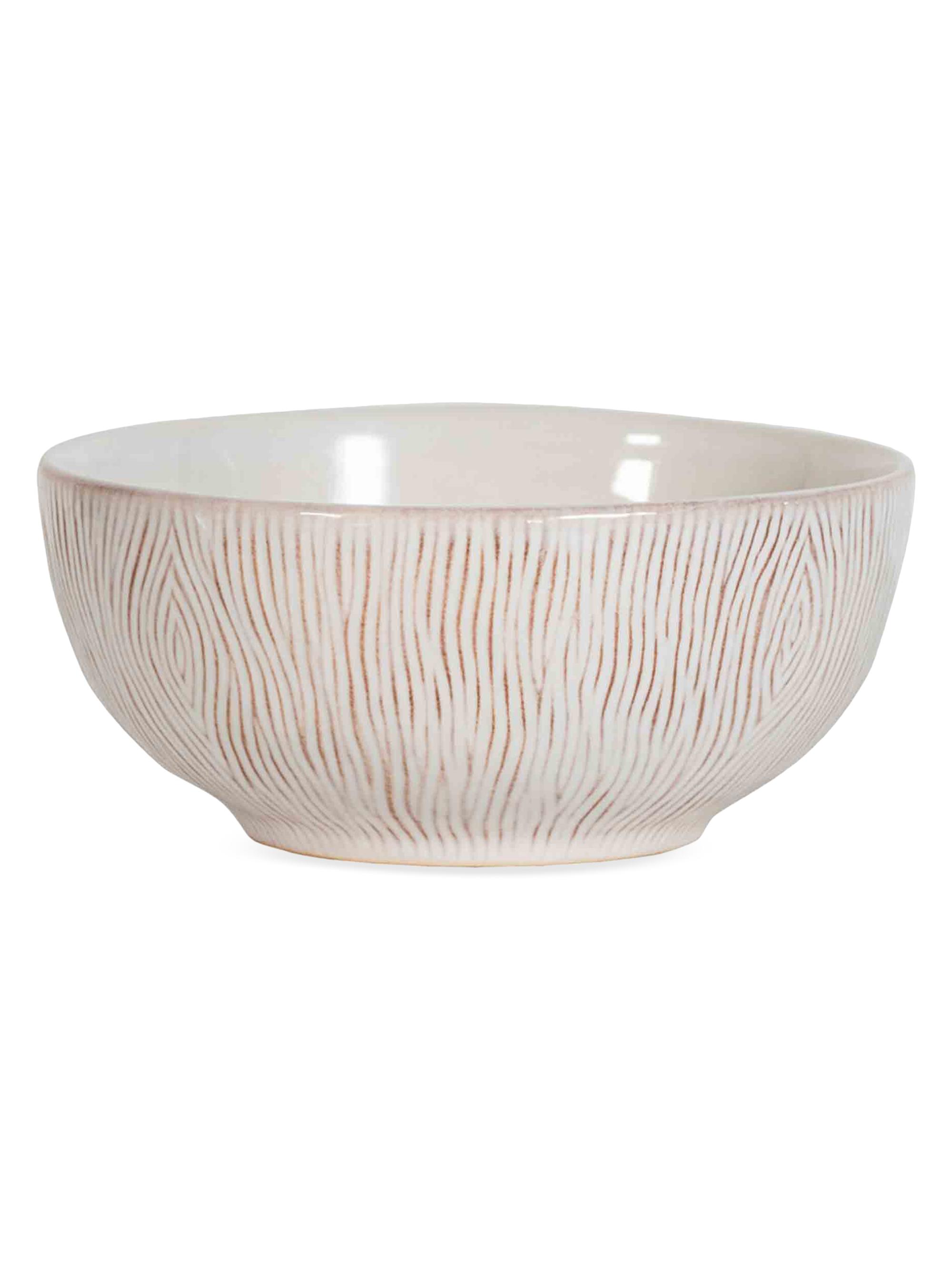 Juliska Blenheim Oak Cereal/Ice Cream Bowl - White Wash