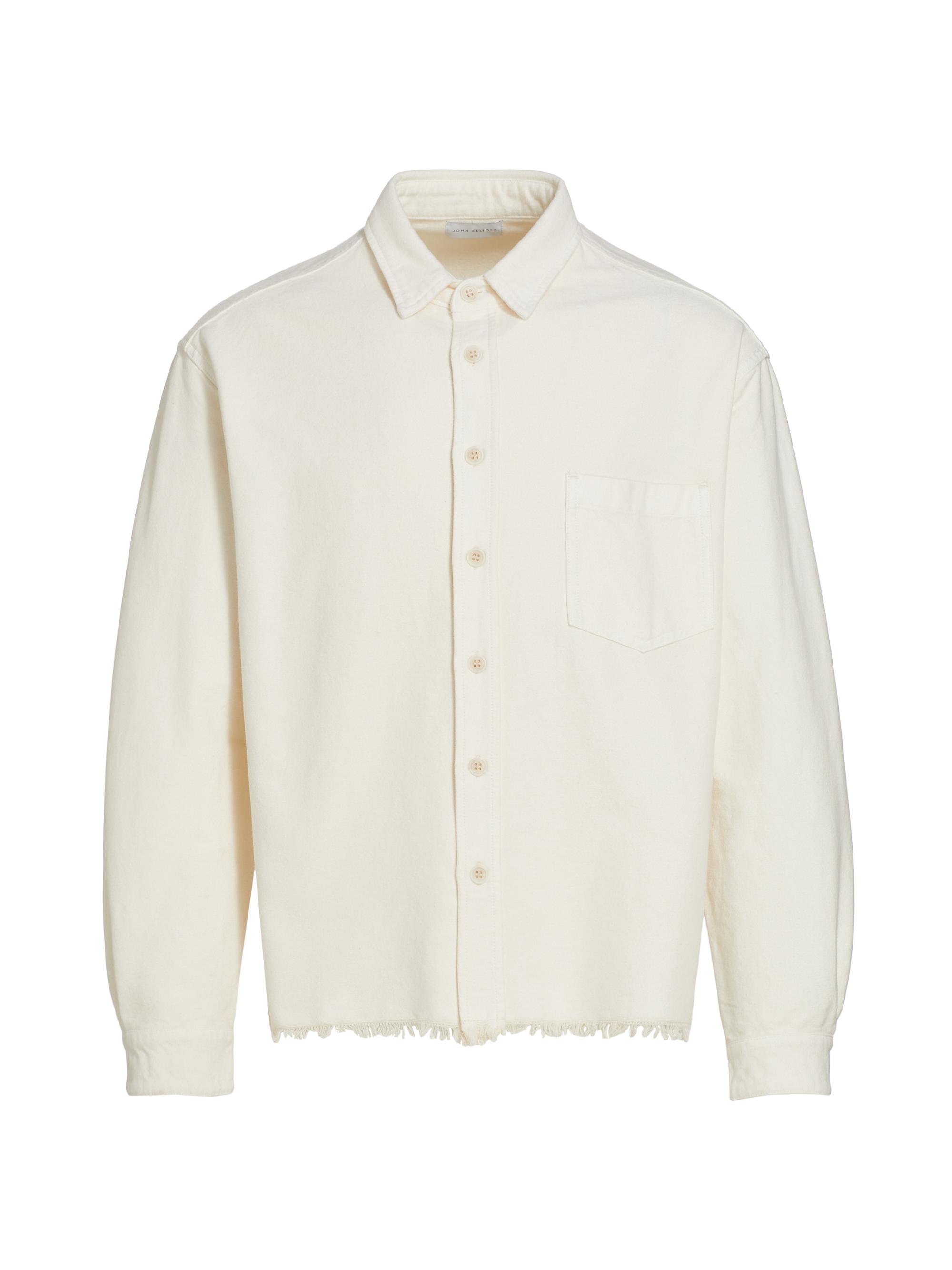 John Elliott Men's Hemi Oversized Shirt - Salt
