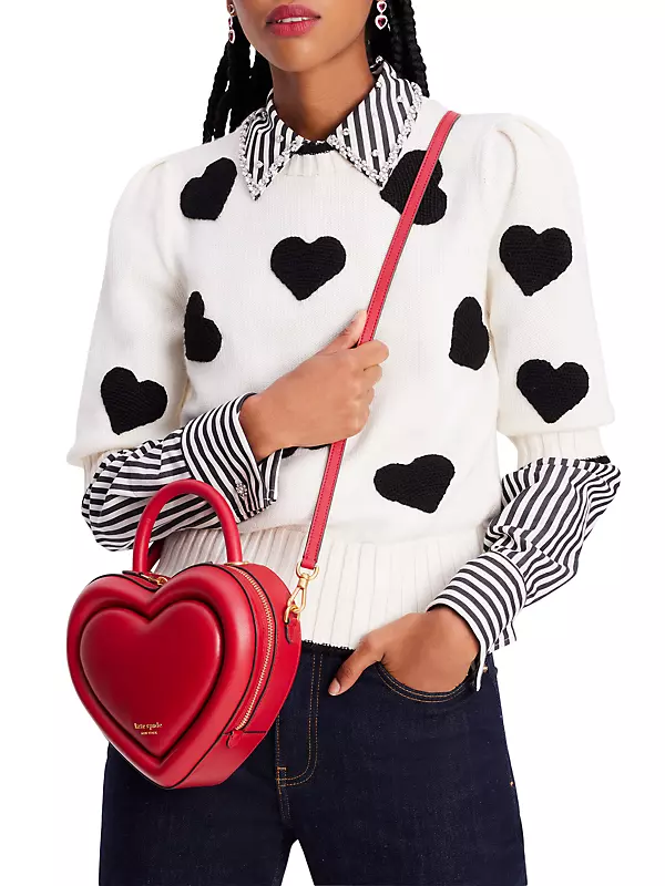 Shop kate spade new york Pitter Patter Mini Leather Heart Top