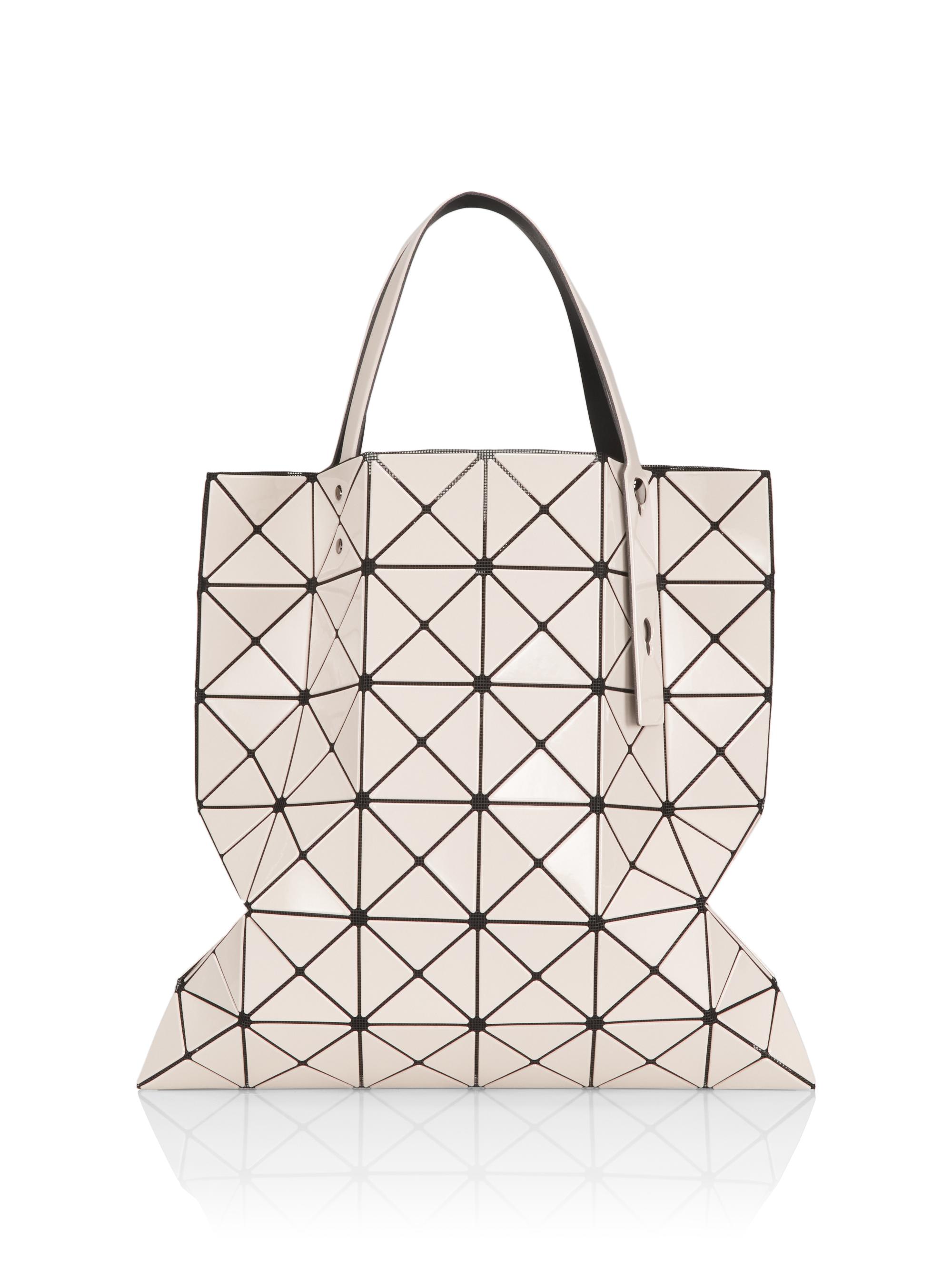 Bao Bao Issey Miyake small Cart geometric-pattern tote bag - Purple