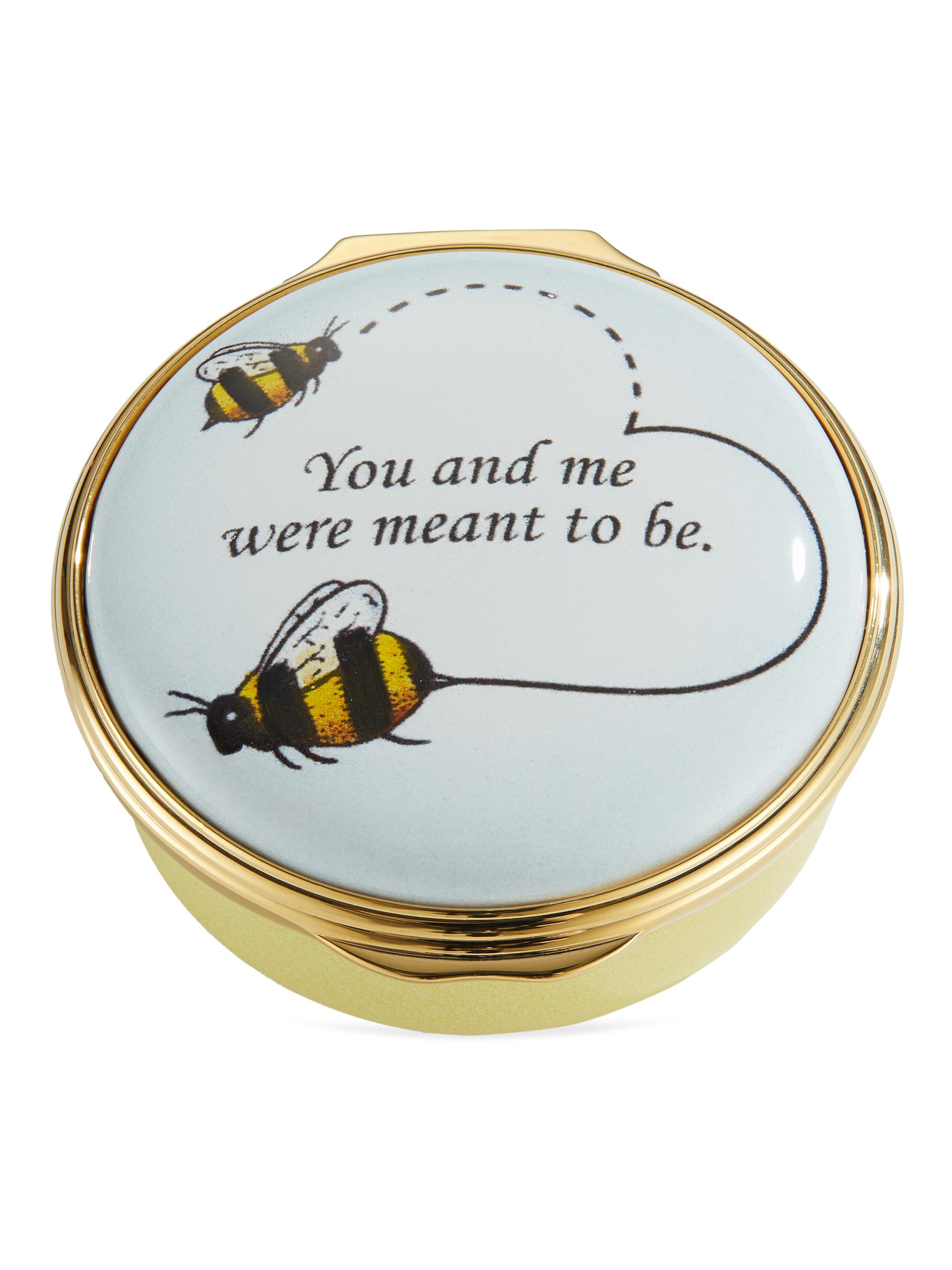 Halcyon Days "You And Me Were Meant To Bee" Enamel Box