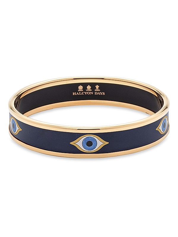 Enameled Rings 18K Gold Plated Bangle Enameled Rings 18K Gold Plated Bangle