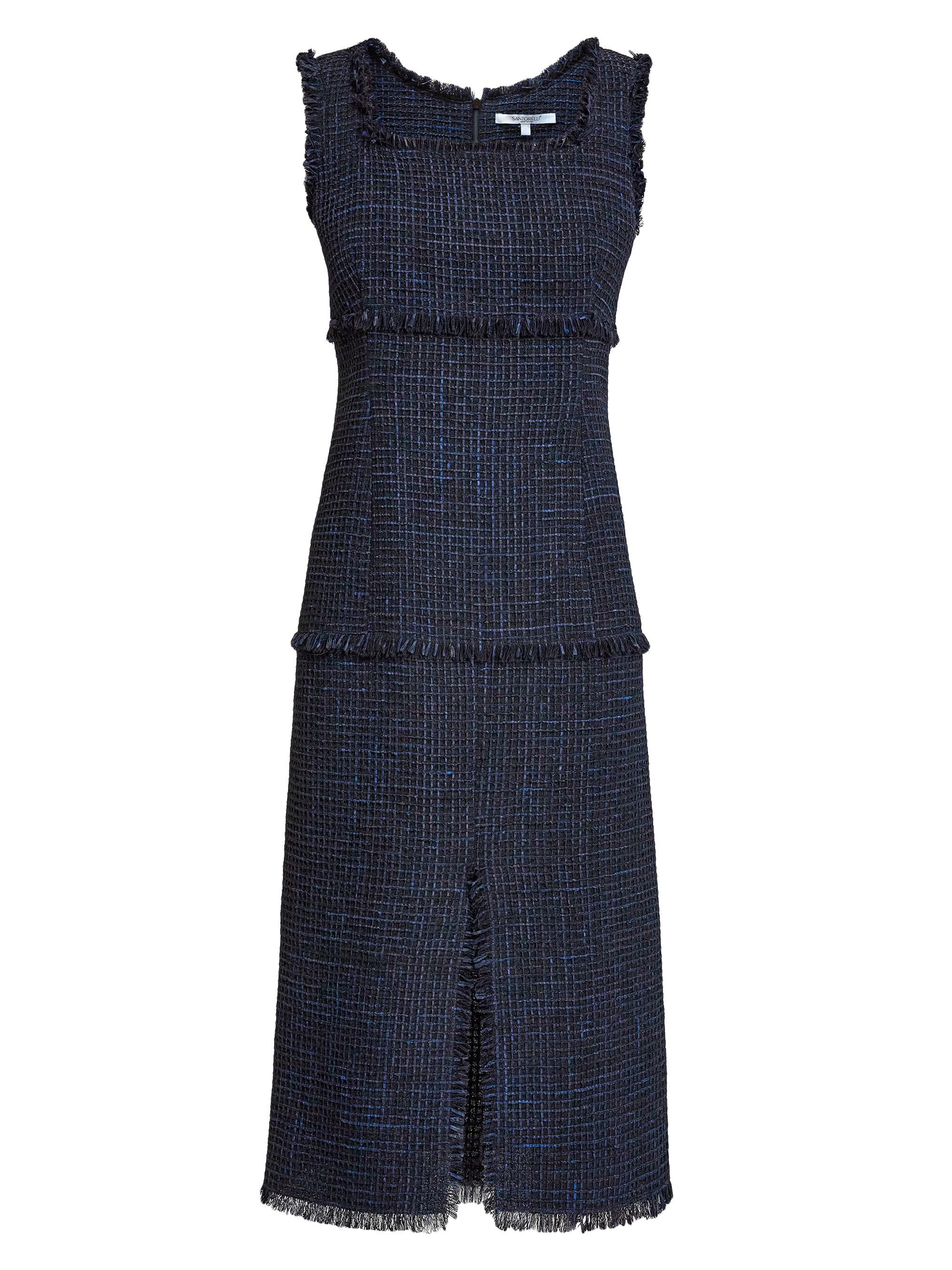 Santorelli Women's Faye Jacquard Midi-Dress - Midnight