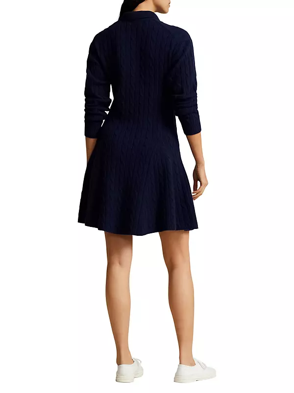 Ralph Lauren Cable Knit Sweater Dress