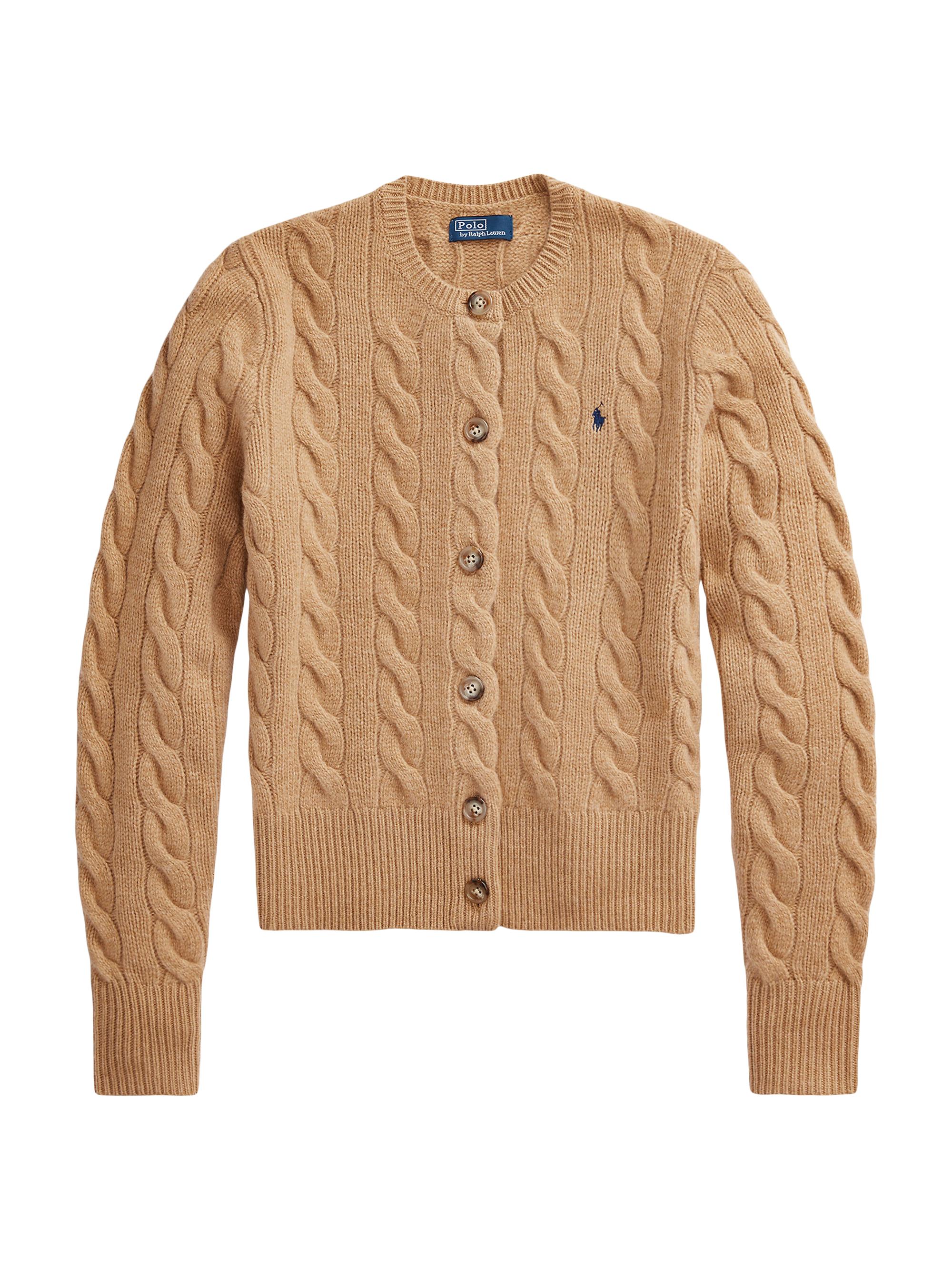 ニット/セーター Polo Ralph Lauren cashmere cardigan Polo Ralph Lauren Men's Cable-Knit Wool-Cashmere Cardigan Sweater