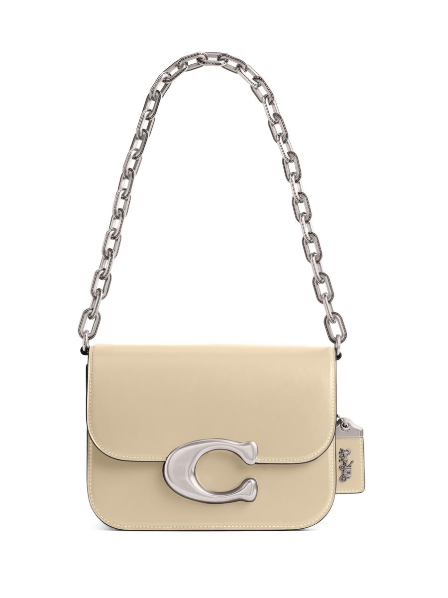 美品　Coach shoulder bag white tassel 美品 Coach shoulder bag whitetassel - メルカリ