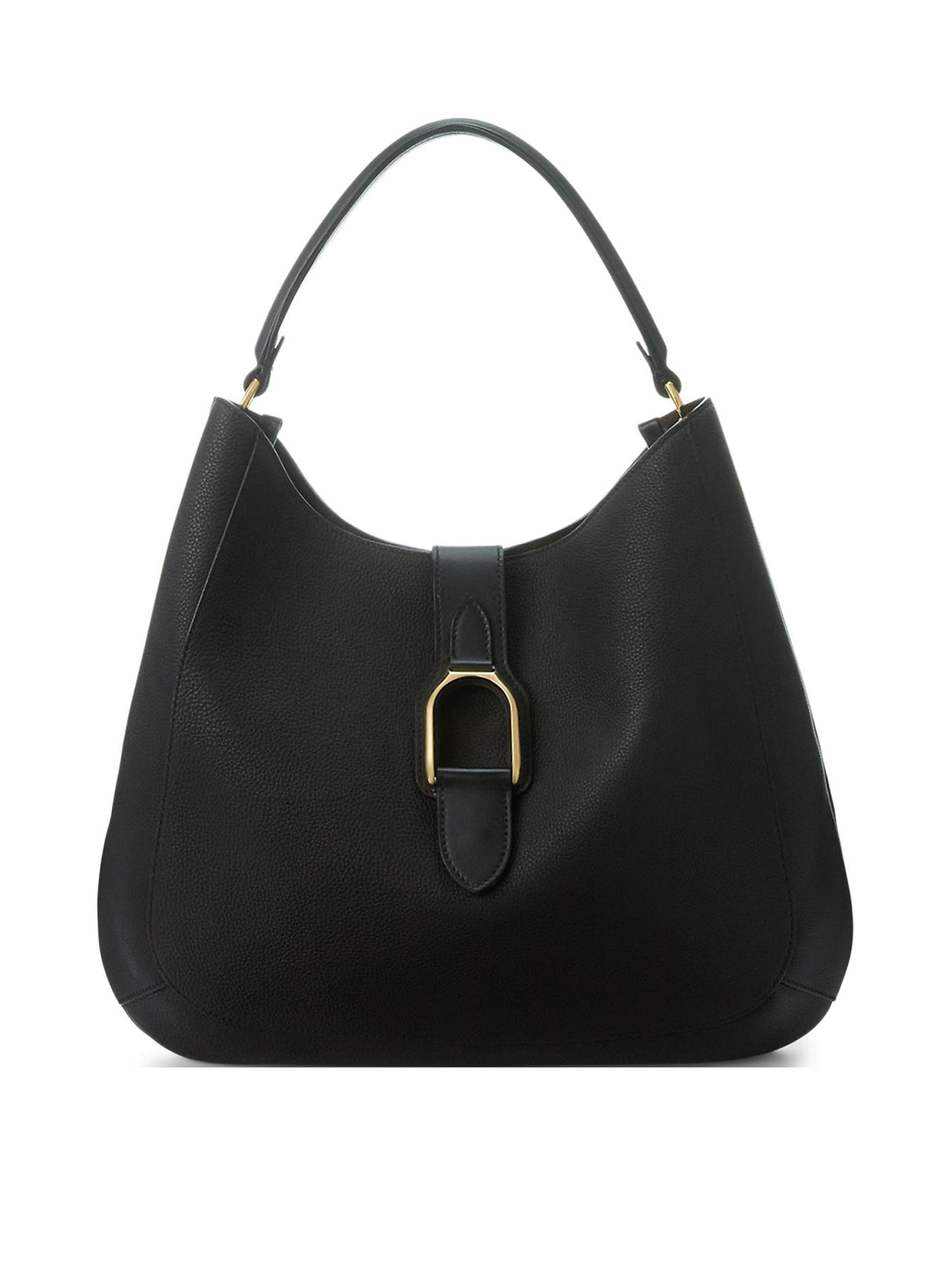Ralph Lauren Collection Women's Welington  Shoulder Bag in Leather - Black