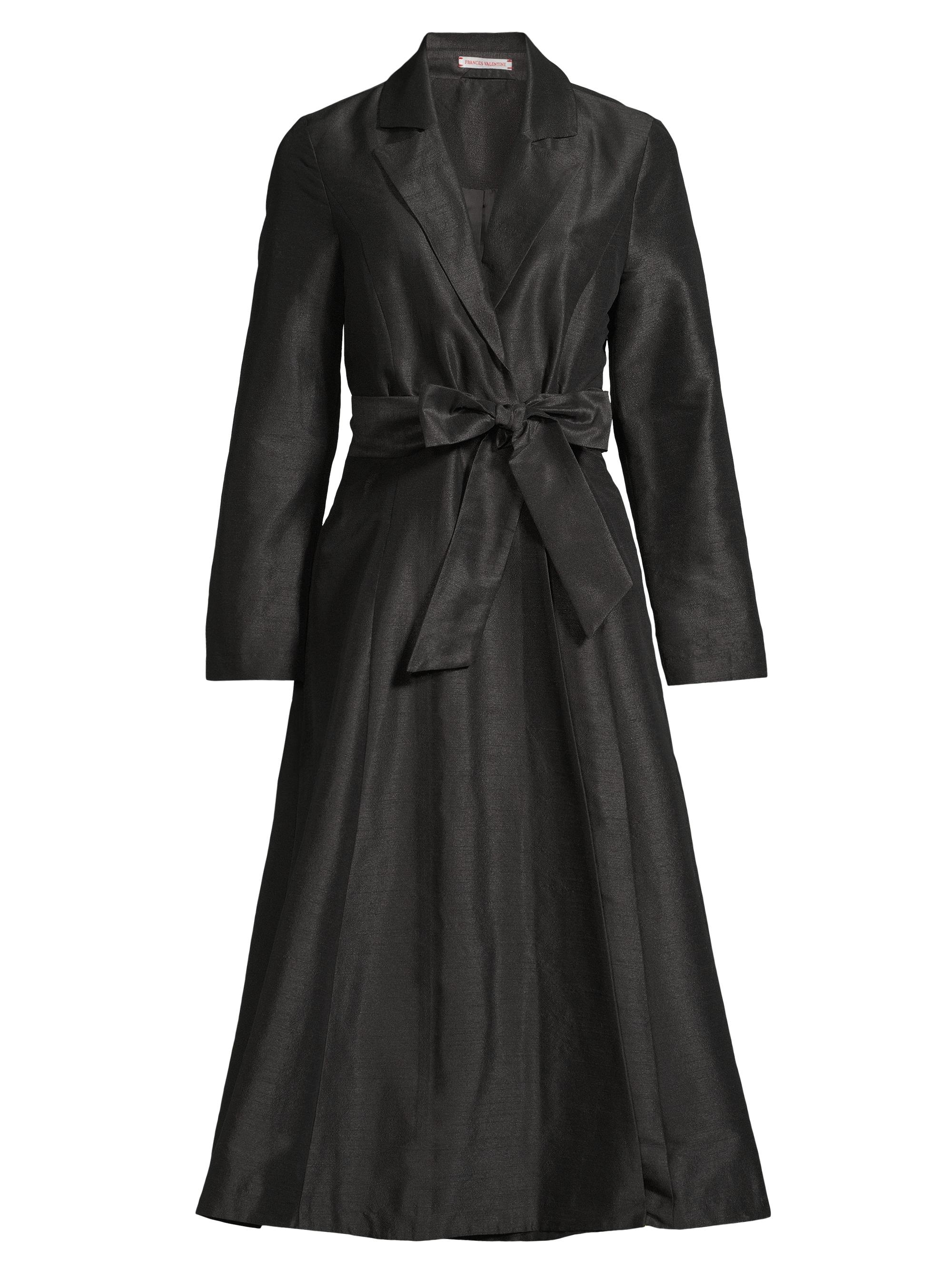 Frances Valentine Women's Lucille Wrap Dress - Black
