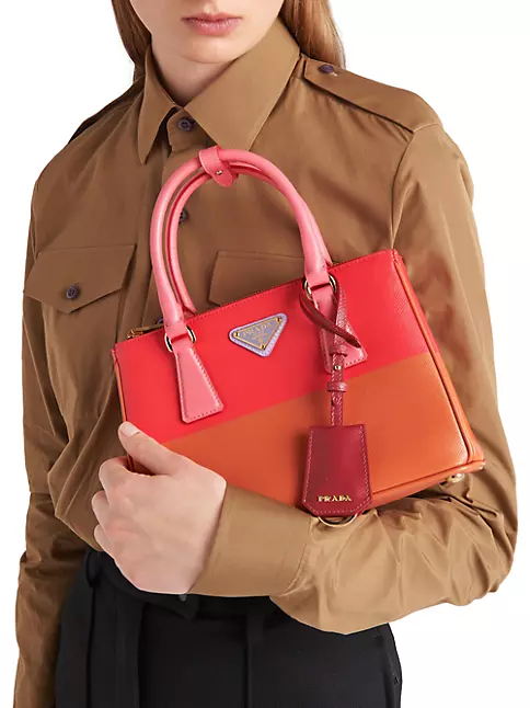 Shop Prada Small Galleria Saffiano Special Edition Bag