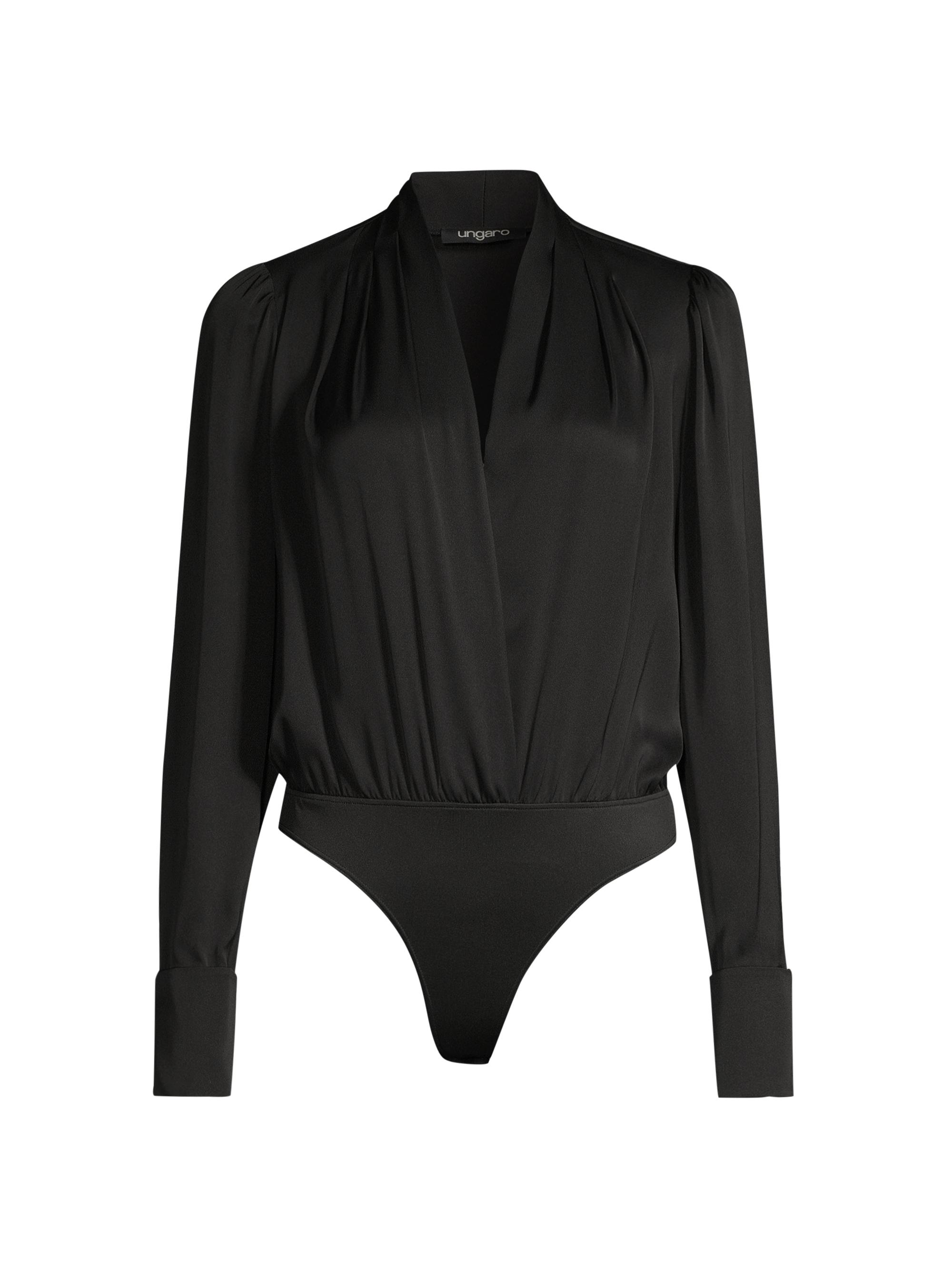 Ungaro Women's Delilah Bodysuit Top - Black
