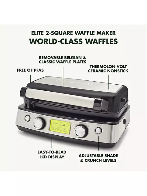 Elite Multi Grill, Griddle & Waffle Maker