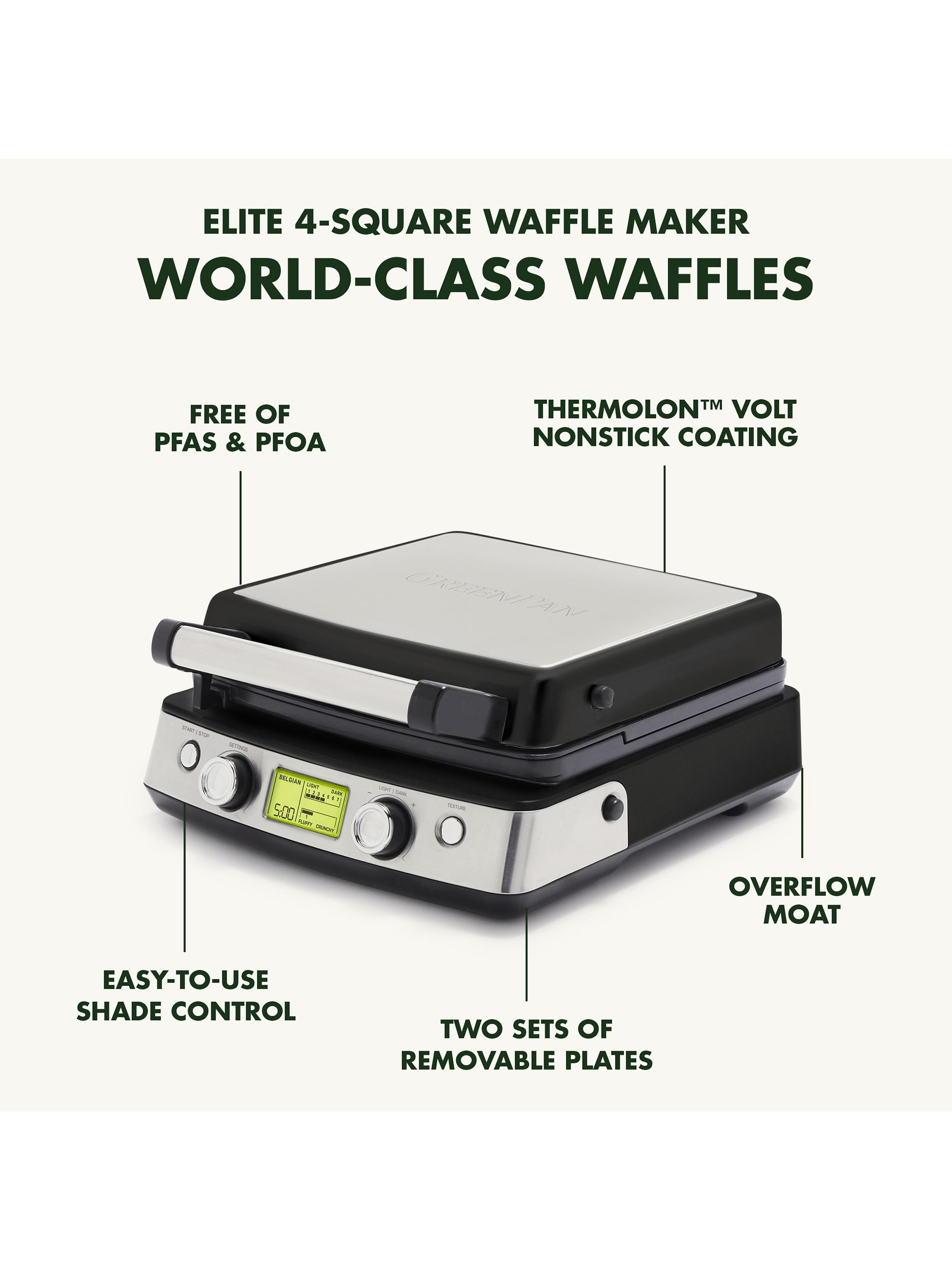 GreenPan Elite Electrics Four-Square Waffle Maker | Saks Fifth Avenue