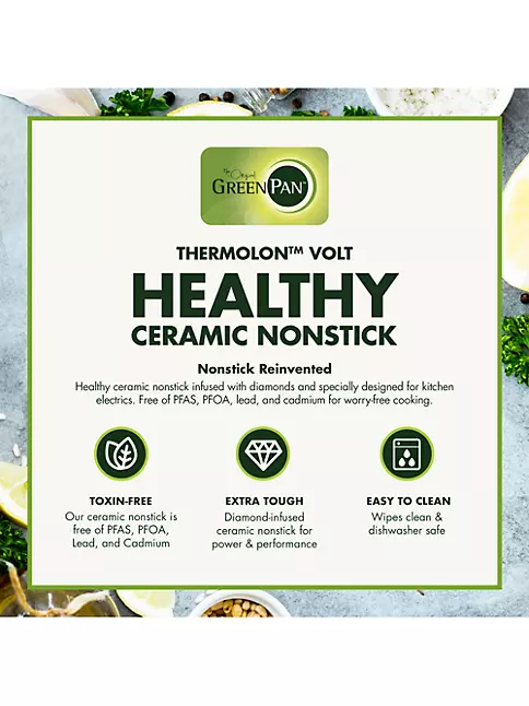 GreenPan Bistro Ceramic Nonstick Grill & Griddle