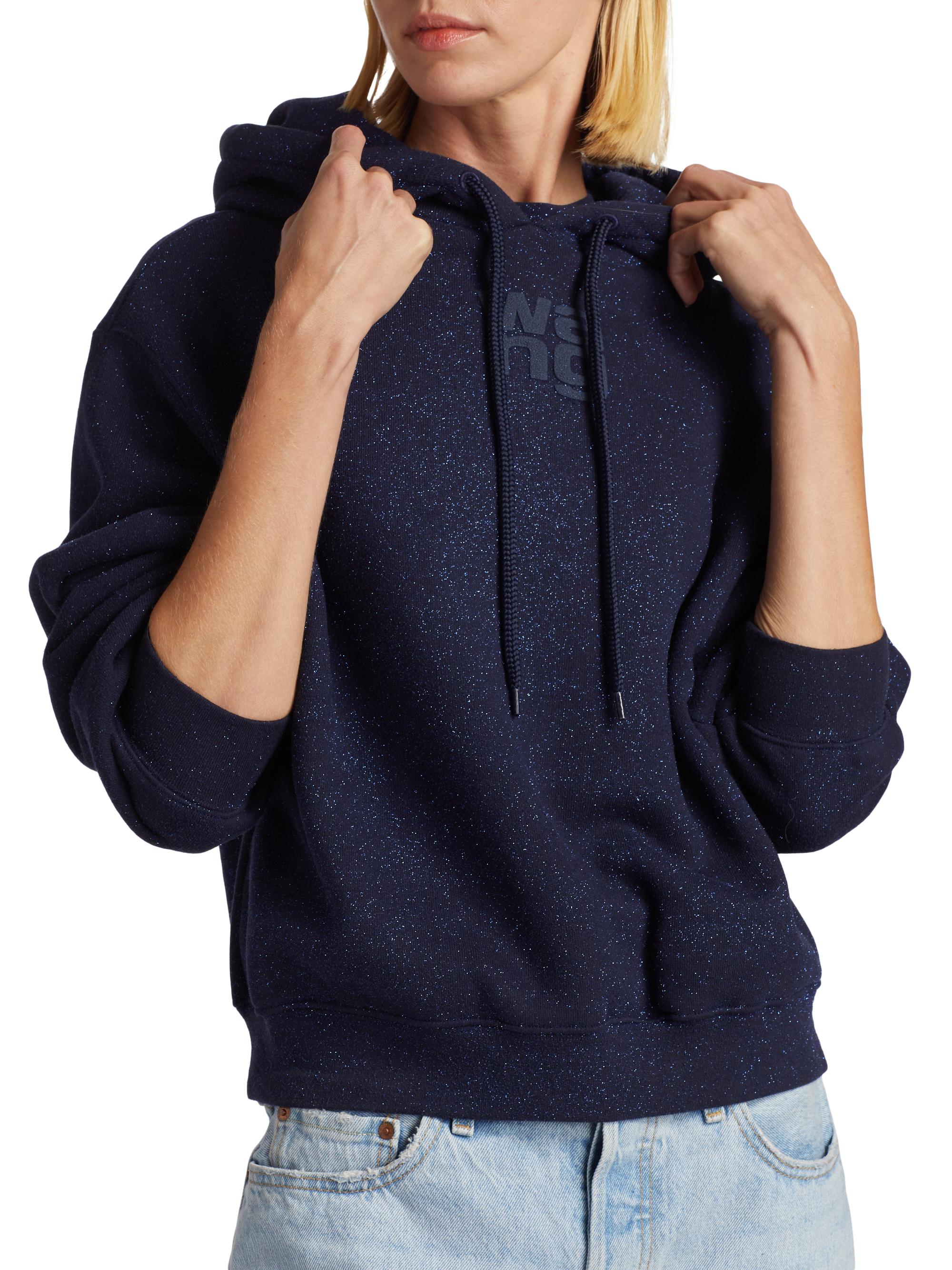 トップス theredthread S sheer hoodie sparkles トップス