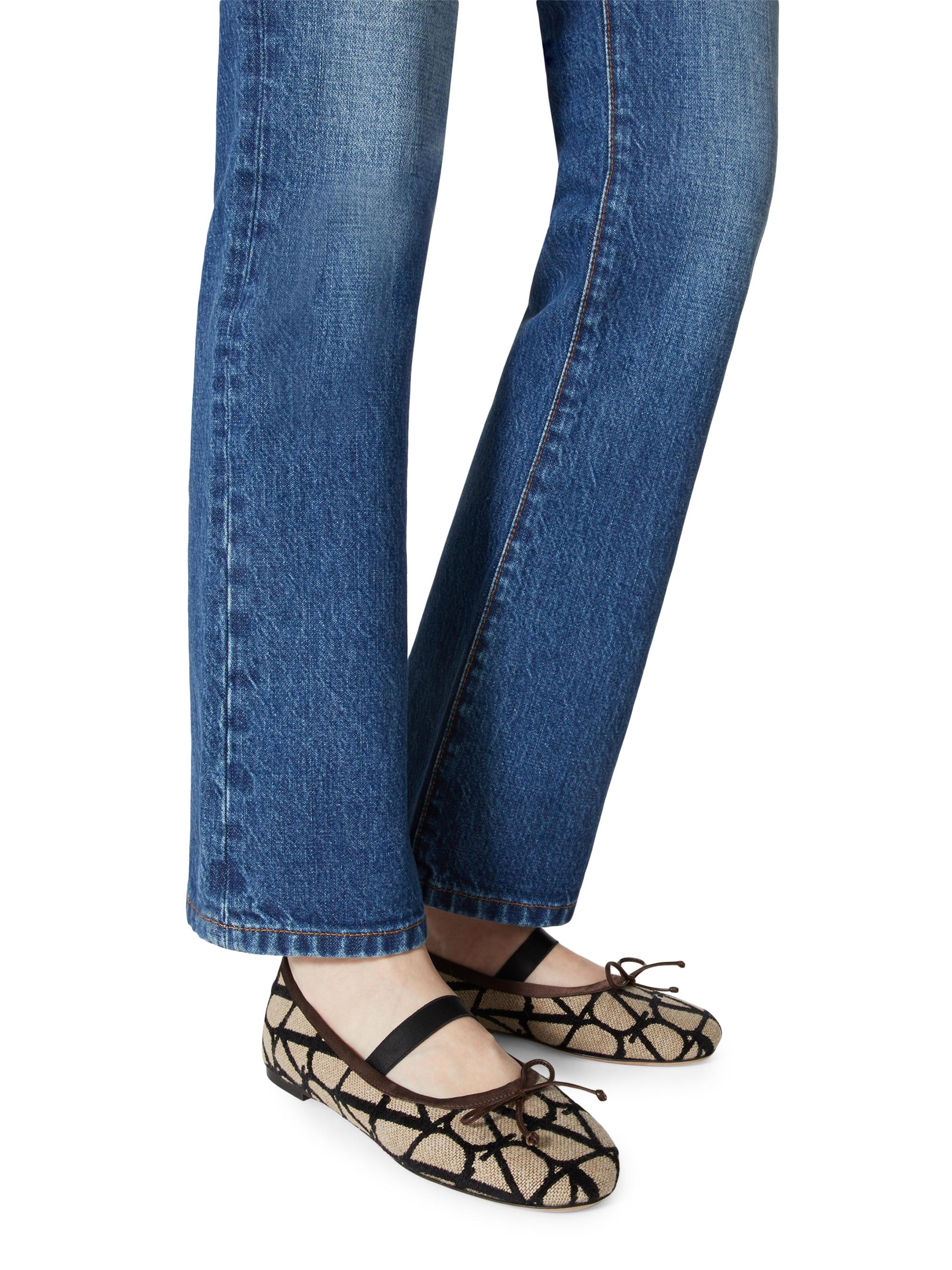 Valentino Garavani Ballerina Flats in Toile Iconographe Saks