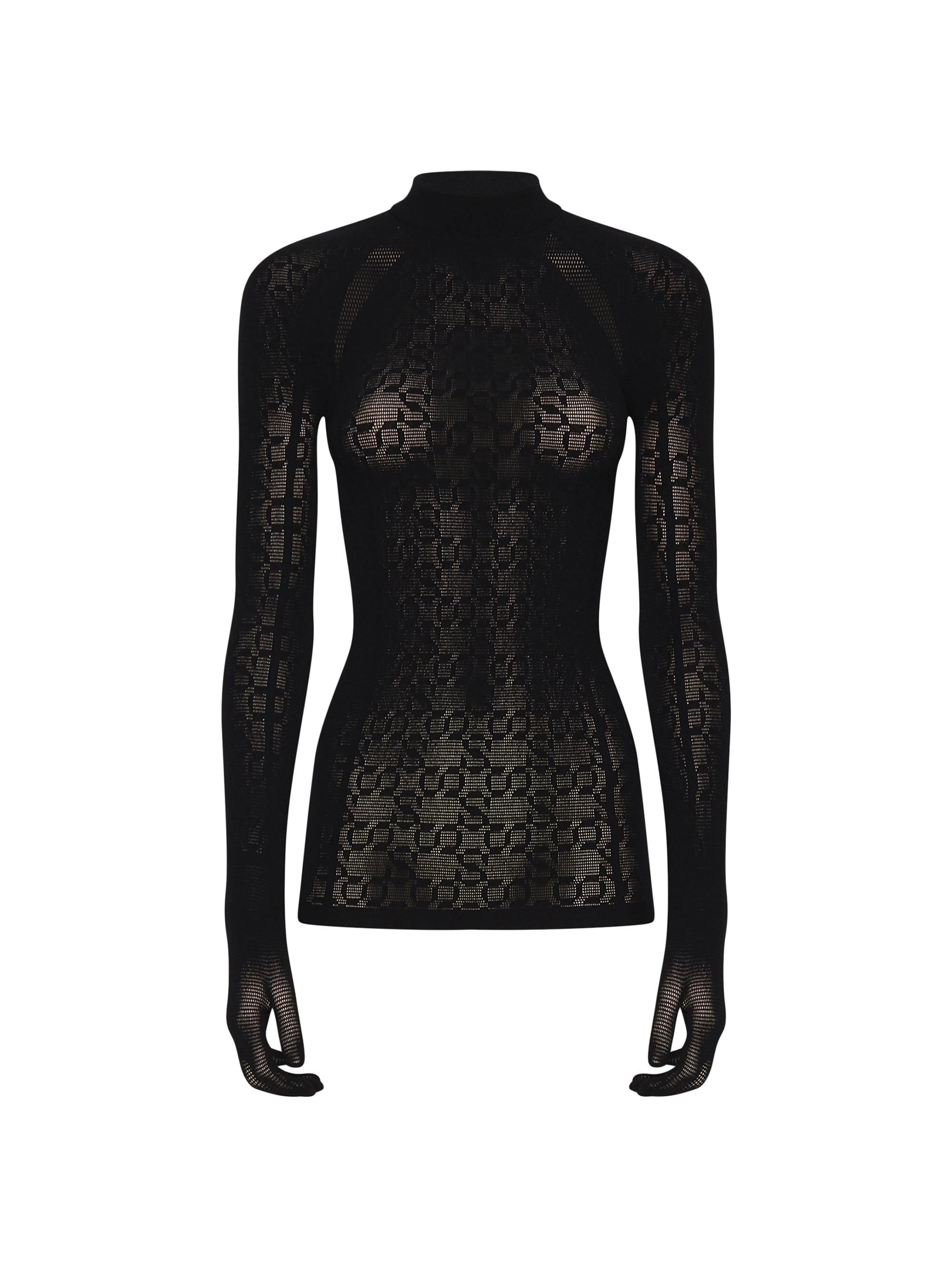 Wolford Women's SIMKHAI x  Glove-Sleeve Logo Top - Black