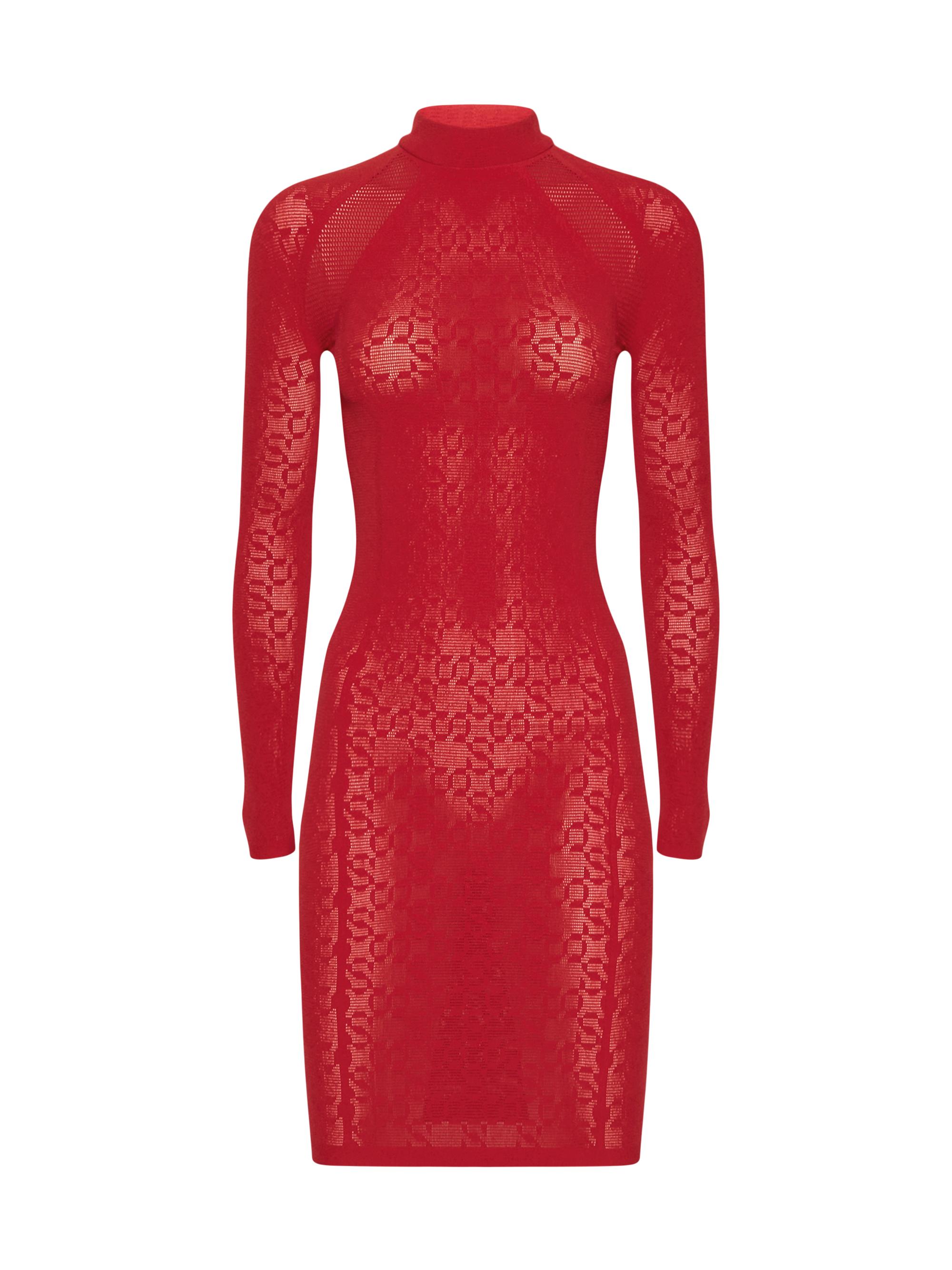 Wolford Women's SIMKHAI x  Body-Con Logo Minidress - Autumn Red