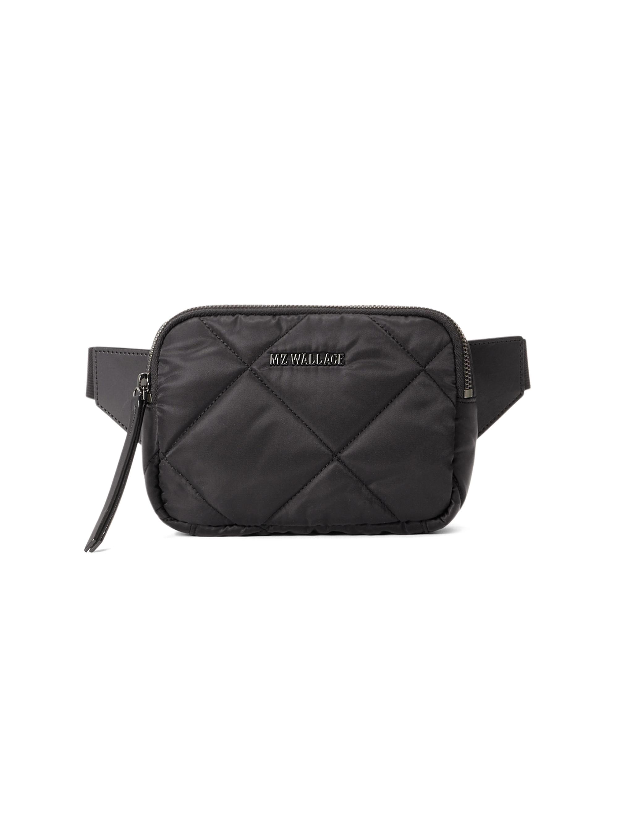 MZ Wallace Women's Quilted Madison Belt Bag - Black