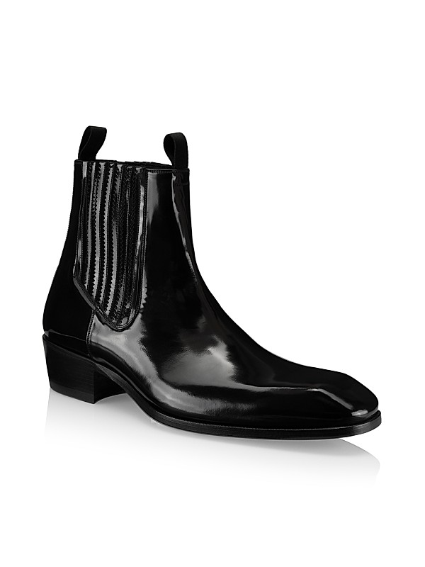 Shop TOM FORD Patent Leather Chelsea Boots | Saks Fifth Avenue Shop TOM FORD Patent Leather Chelsea Boots | Saks Fifth Avenue