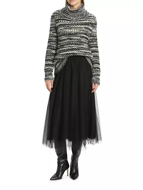 Chanel Vanity Case Review  Womens tulle skirt, Elegant midi skirt